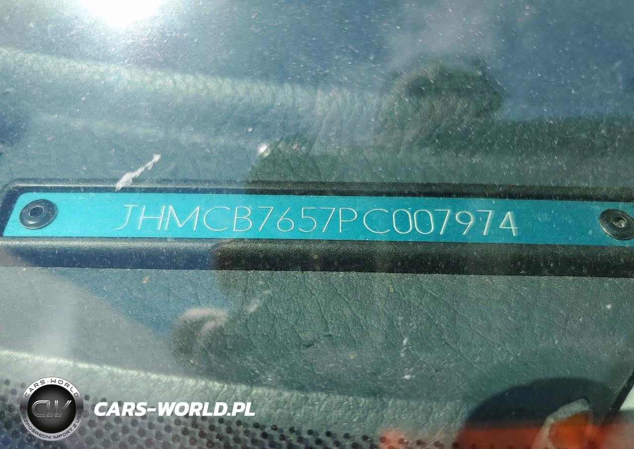 1993 Honda Accord Lx VIN:JHMCB7657PC007974 - 12