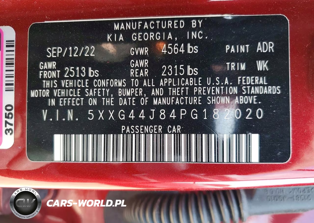 2023 Kia K5 Gt VIN:5XXG44J84PG182020 - 12