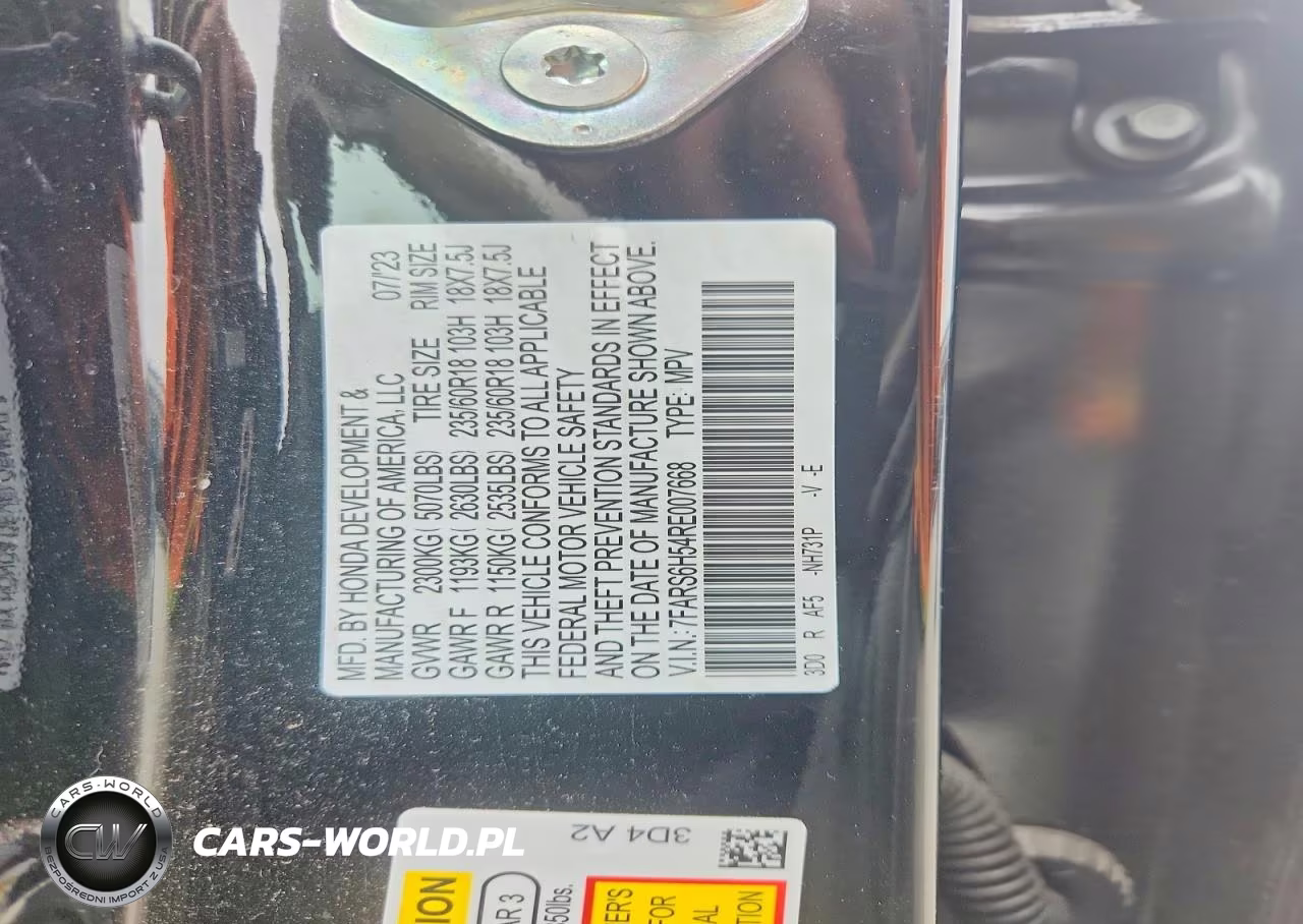 2024 Honda Cr-V Sport VIN:7FARS6H54RE007668 - 12