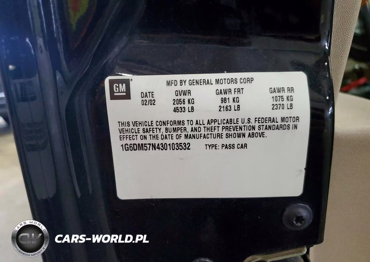2003 Cadillac Cts 4D VIN:1G6DM57N430103532 - 12