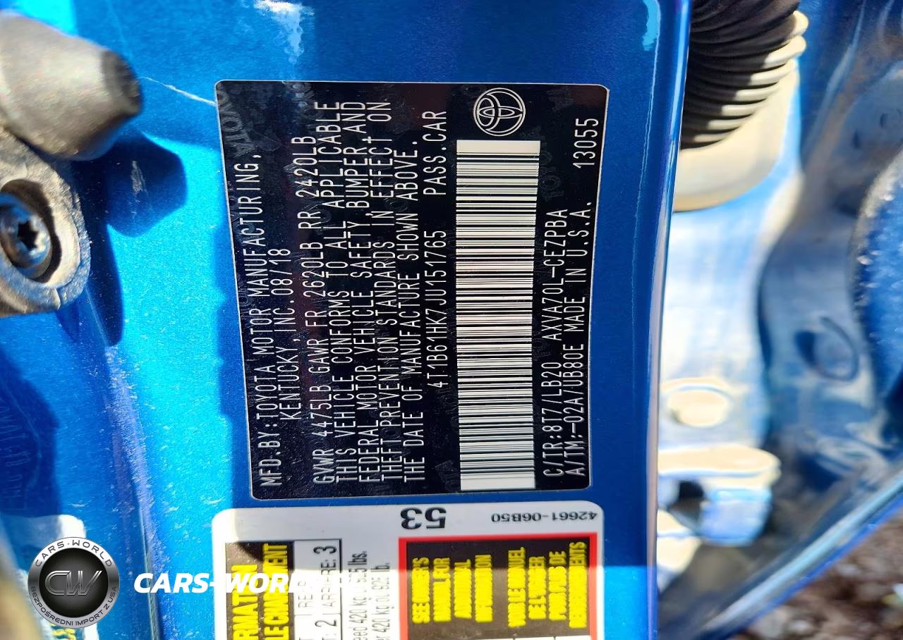 2018 Toyota Camry Xse VIN:4T1B61HK7JU151765 - 12