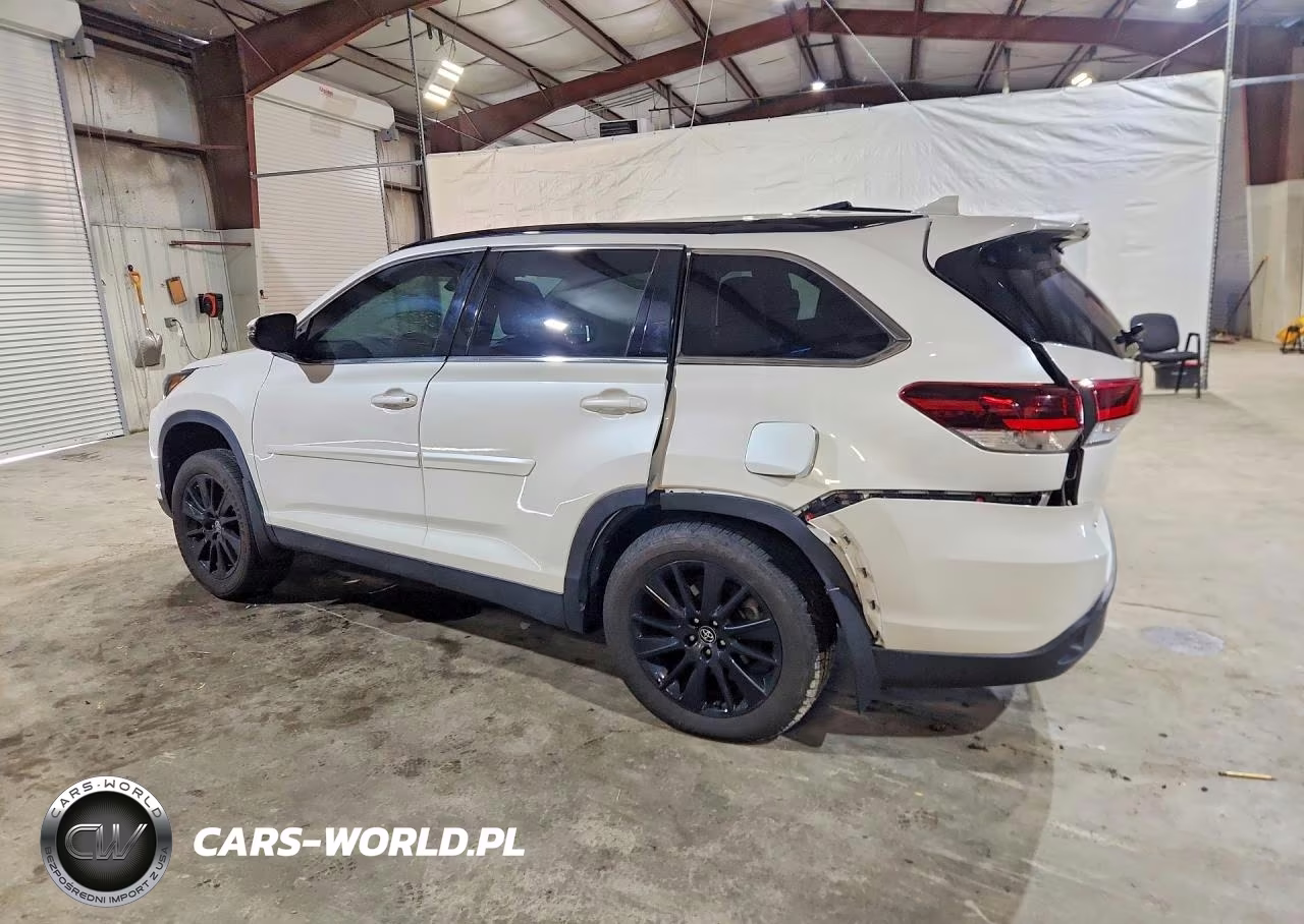 2019 Toyota Highlander Se VIN:5TDJZRFH0KS603476 - 2