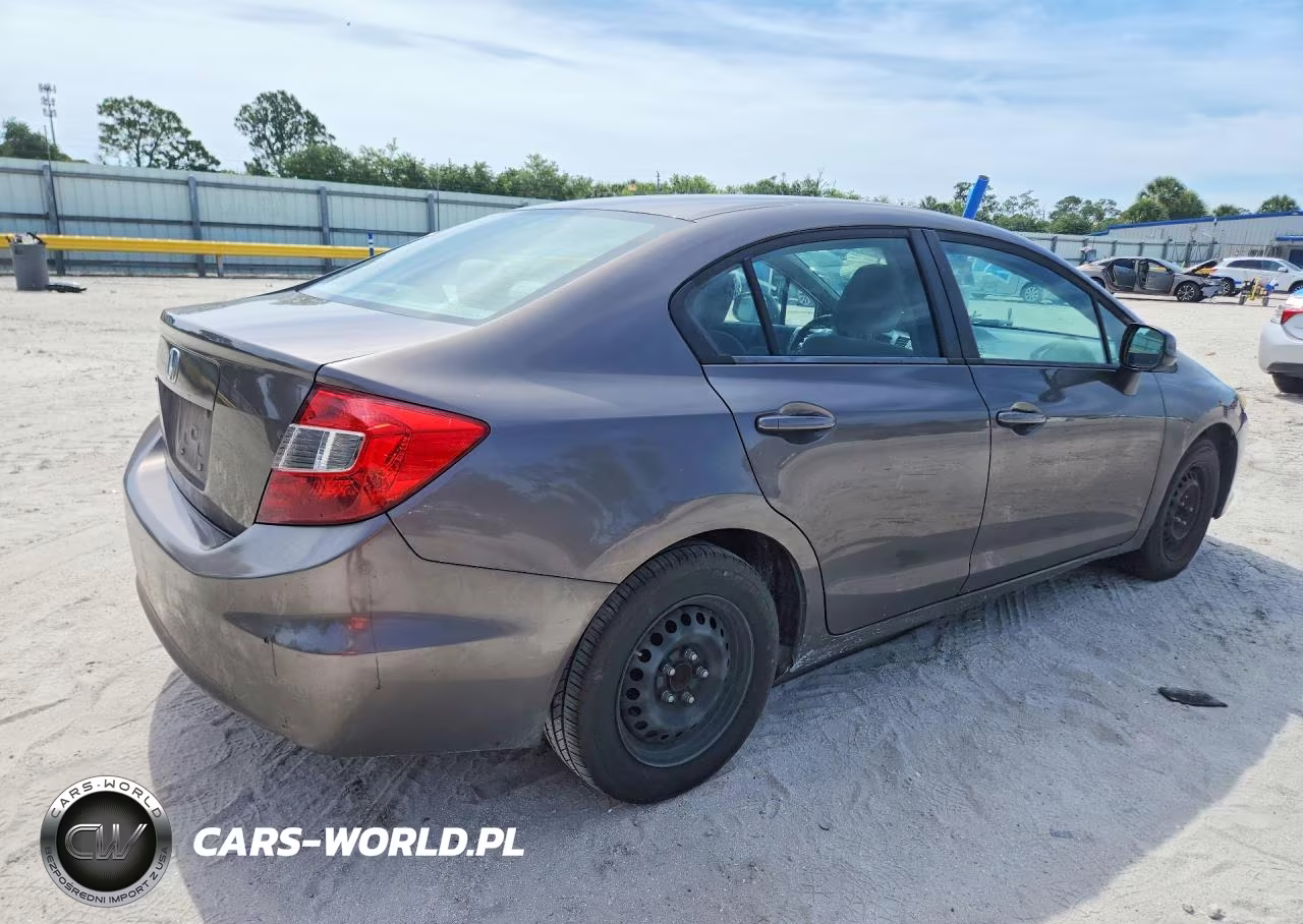 2012 Honda Civic Lx VIN:19XFB2F56CE021238 - 3