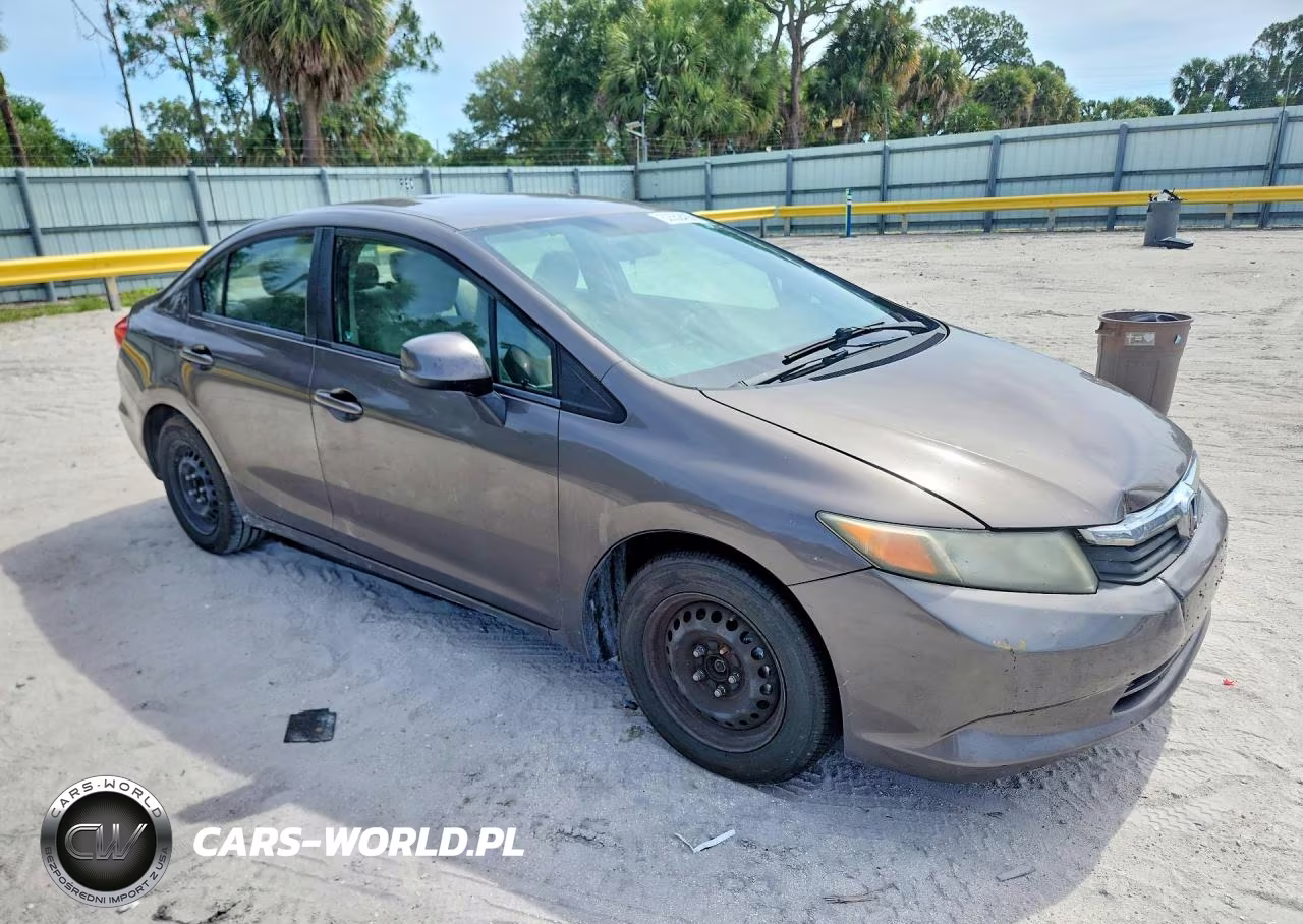 2012 Honda Civic Lx VIN:19XFB2F56CE021238 - 4