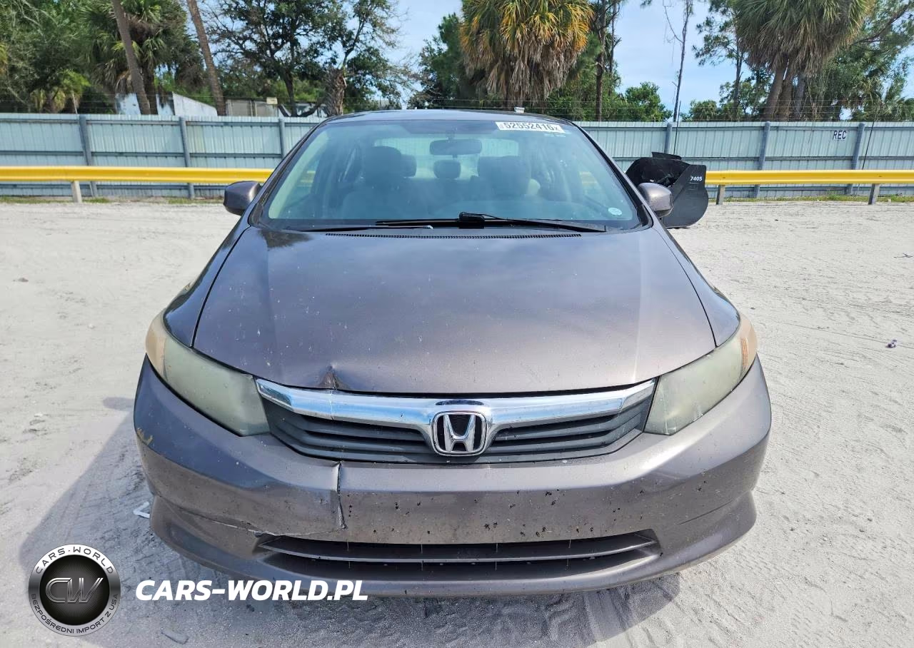 2012 Honda Civic Lx VIN:19XFB2F56CE021238 - 5