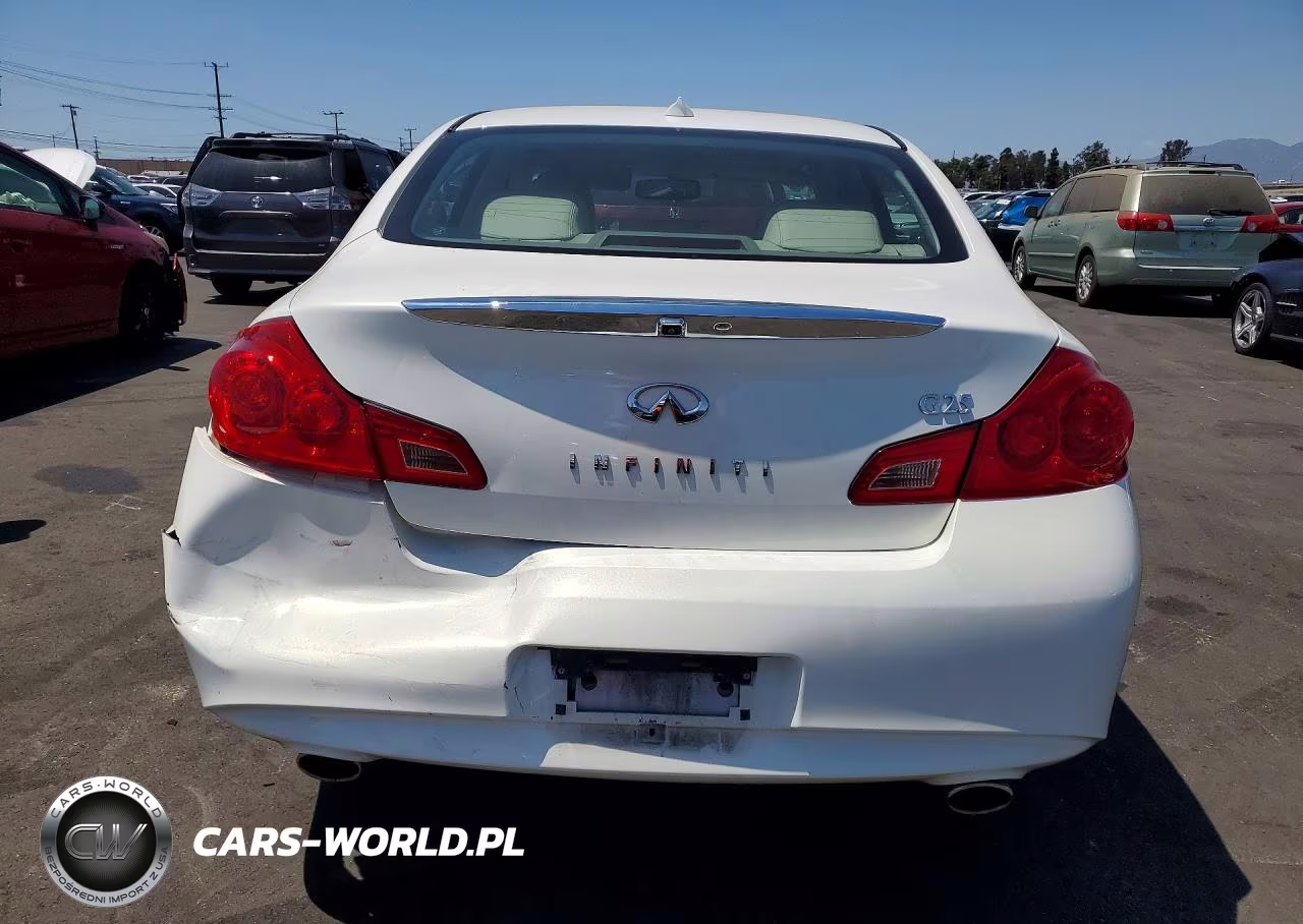 2011 Infiniti G25 Sedan Base VIN:JN1DV6AP9BM601908 - 6