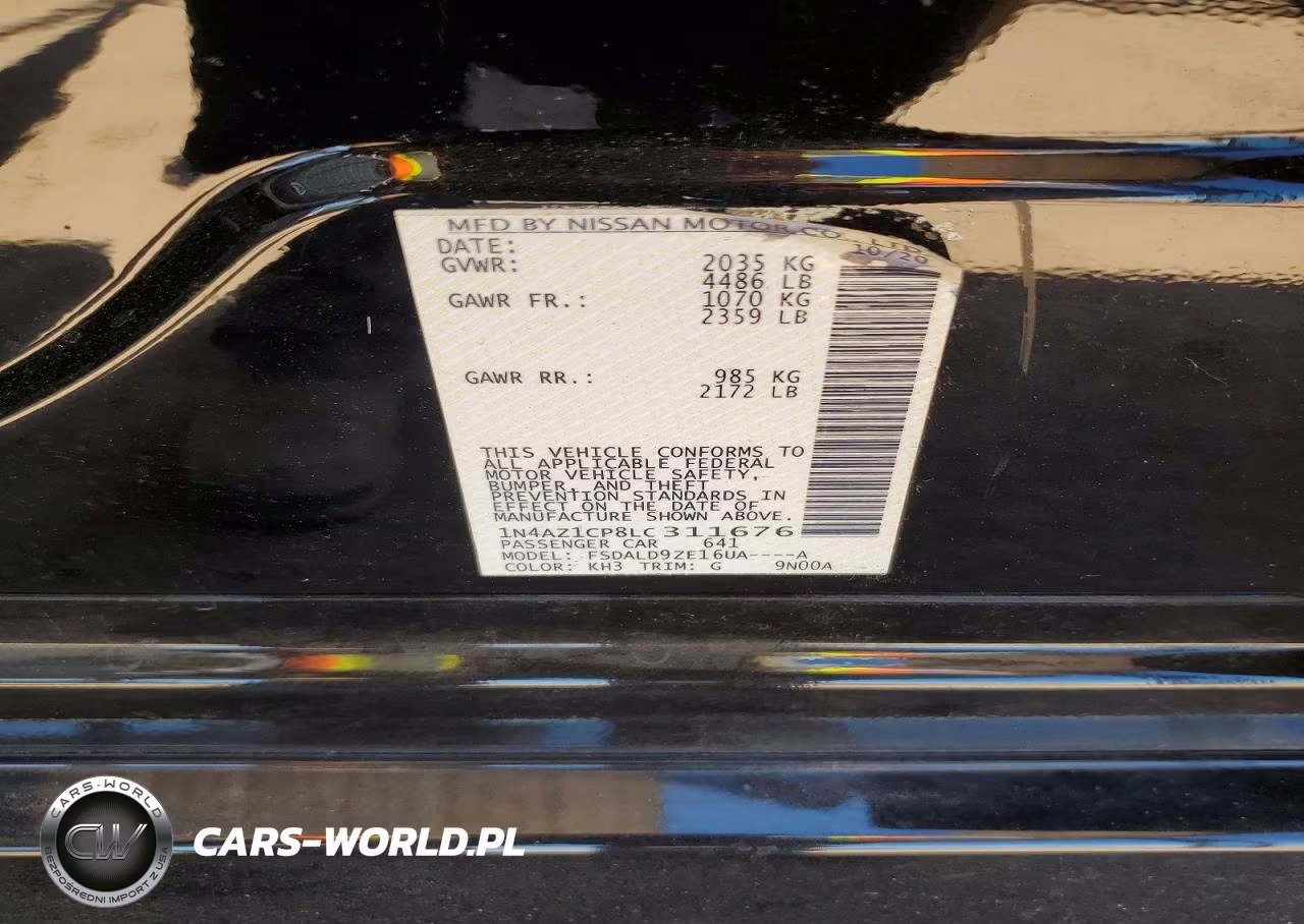 2020 Nissan Leaf Sv VIN:1N4AZ1CP8LC311676 - 12