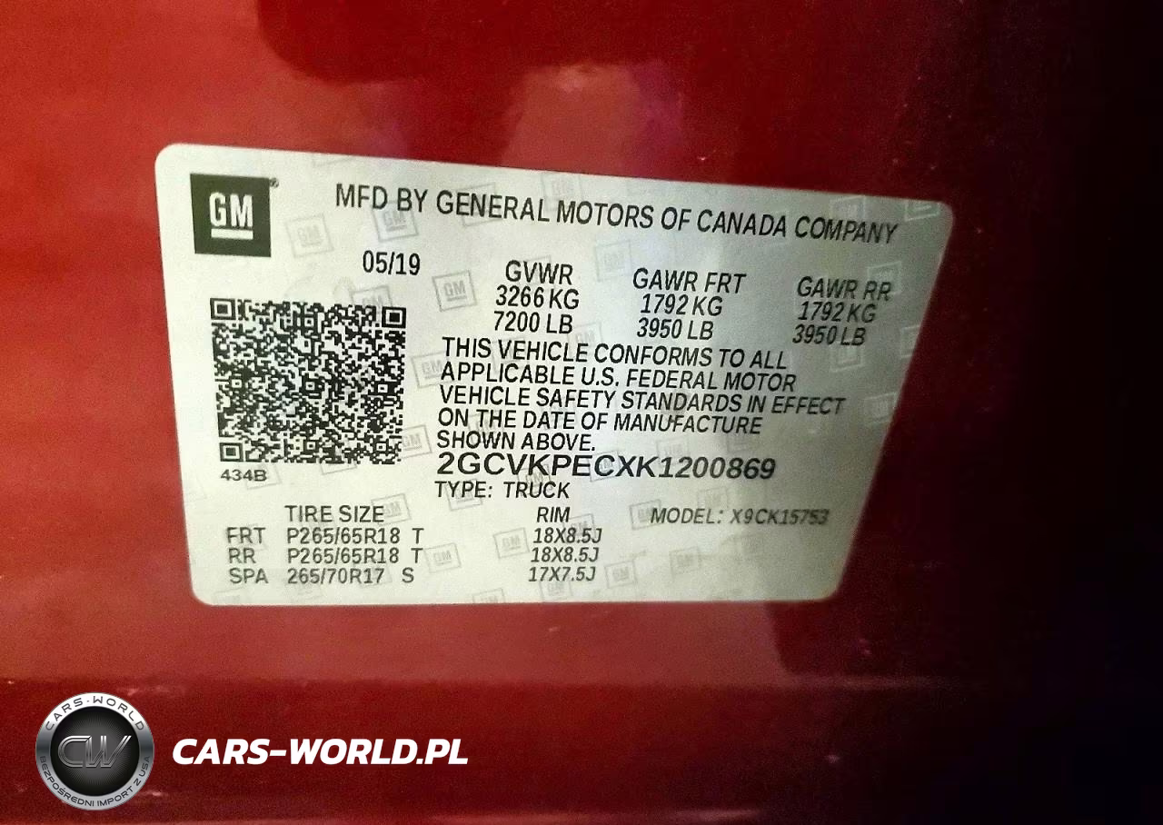 2019 Chevrolet Silverado Ld K1500 Lt VIN:2GCVKPECXK1200869 - 12