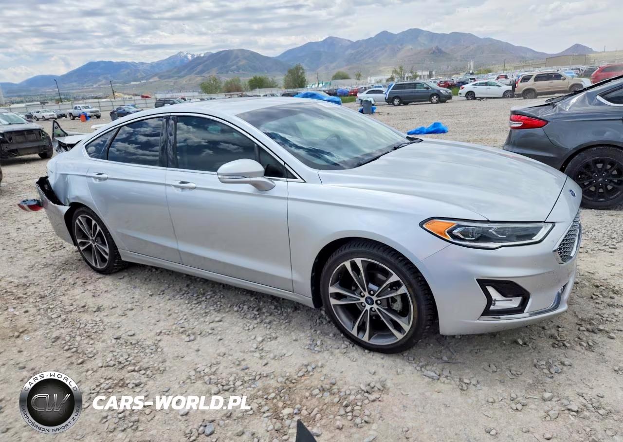 2019 Ford Fusion Titanium VIN:3FA6P0D90KR225977 - 4
