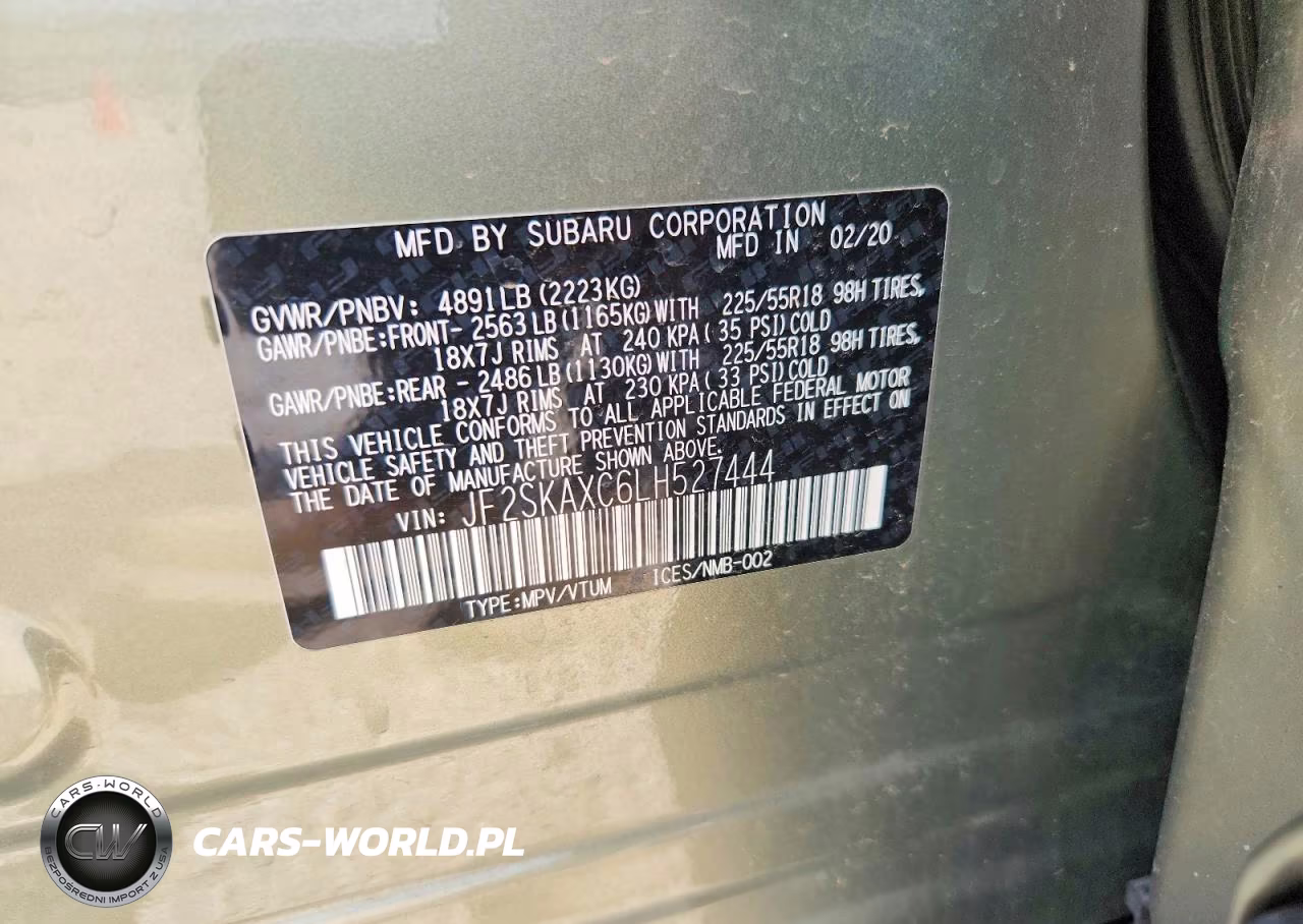 2020 Subaru Forester Touring VIN:JF2SKAXC6LH527444 - 13