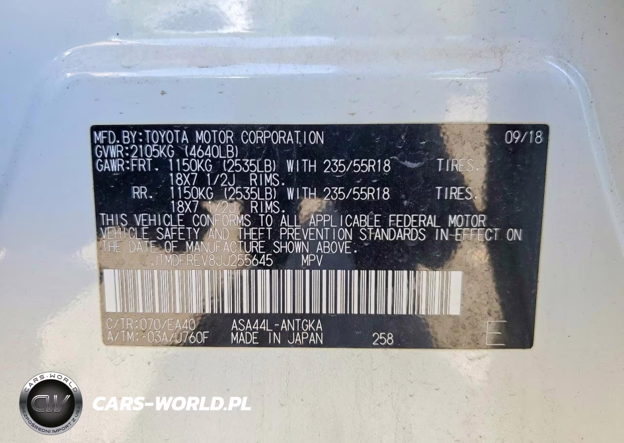 2018 Toyota Rav4 Limited VIN:JTMDFREV8JJ255645 - 13