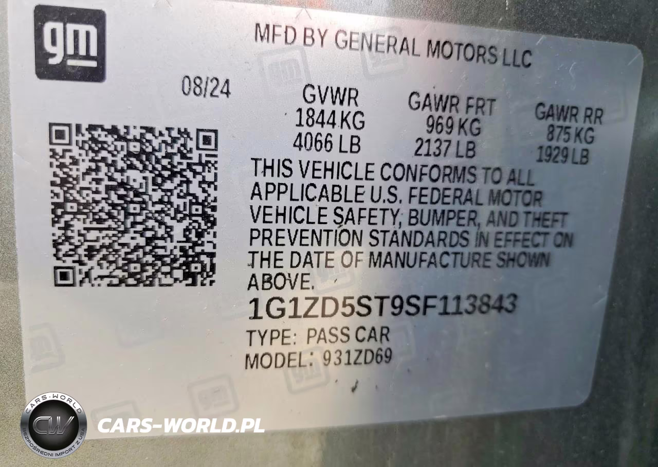 2025 Chevrolet Malibu Lt VIN:1G1ZD5ST9SF113843 - 12
