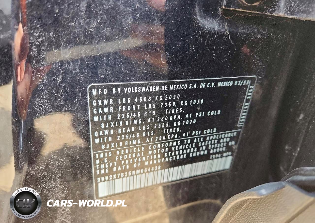 2022 Volkswagen Taos Sel VIN:3VV2X7B25NM064438 - 13