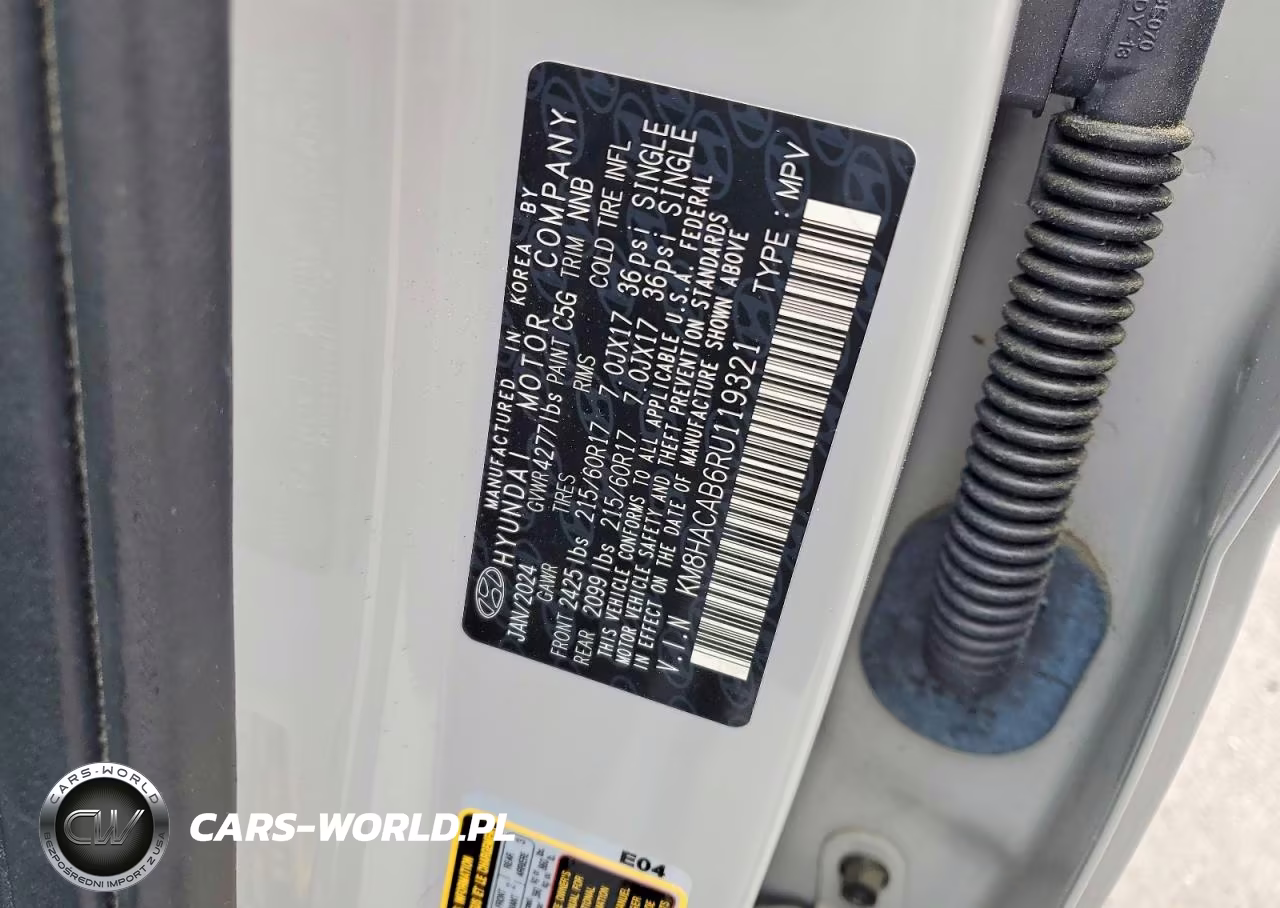 2024 Hyundai Kona Se VIN:KM8HACAB6RU119321 - 13