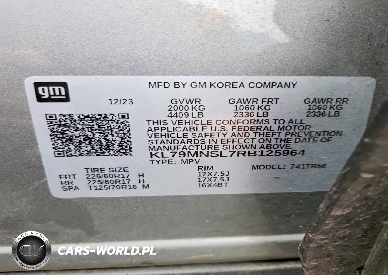 2024 Chevrolet Trailblazer Ls VIN:KL79MNSL7RB125964 - 14