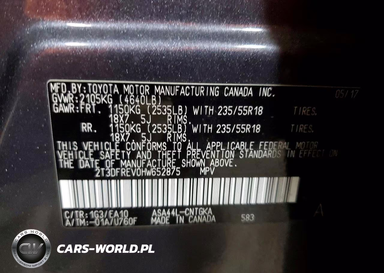 2017 Toyota Rav4 Limited VIN:2T3DFREV0HW652875 - 13