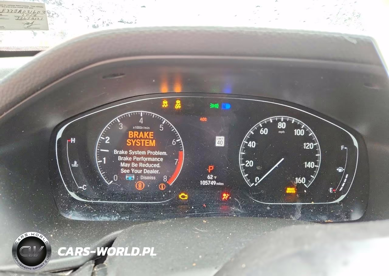 2018 Honda Accord Sport VIN:1HGCV1F33JA031603 - 9