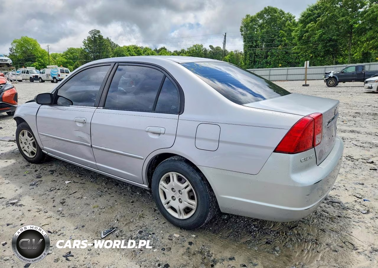 2002 Honda Civic Lx VIN:1HGES16512L037666 - 2