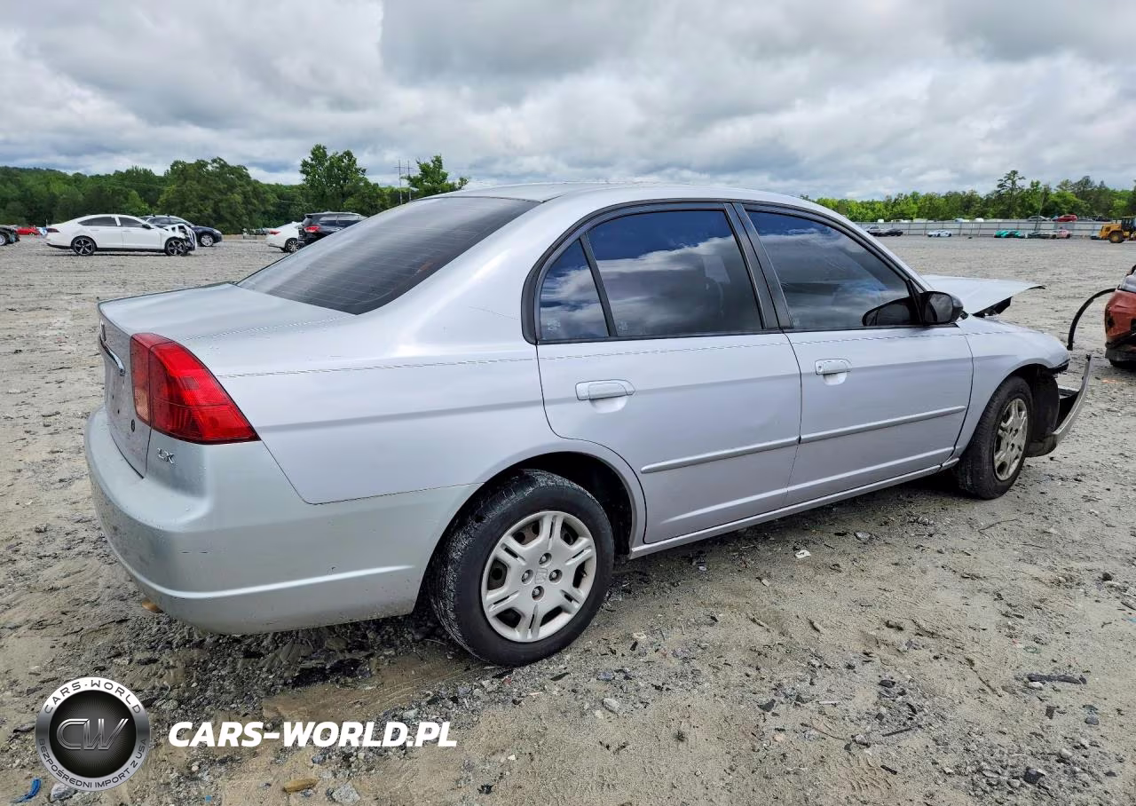 2002 Honda Civic Lx VIN:1HGES16512L037666 - 3