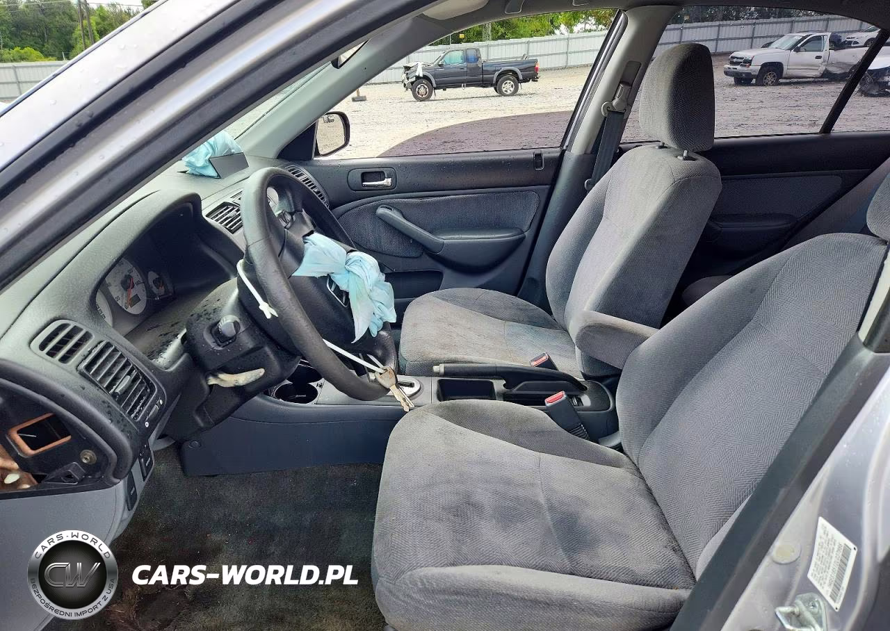 2002 Honda Civic Lx VIN:1HGES16512L037666 - 7