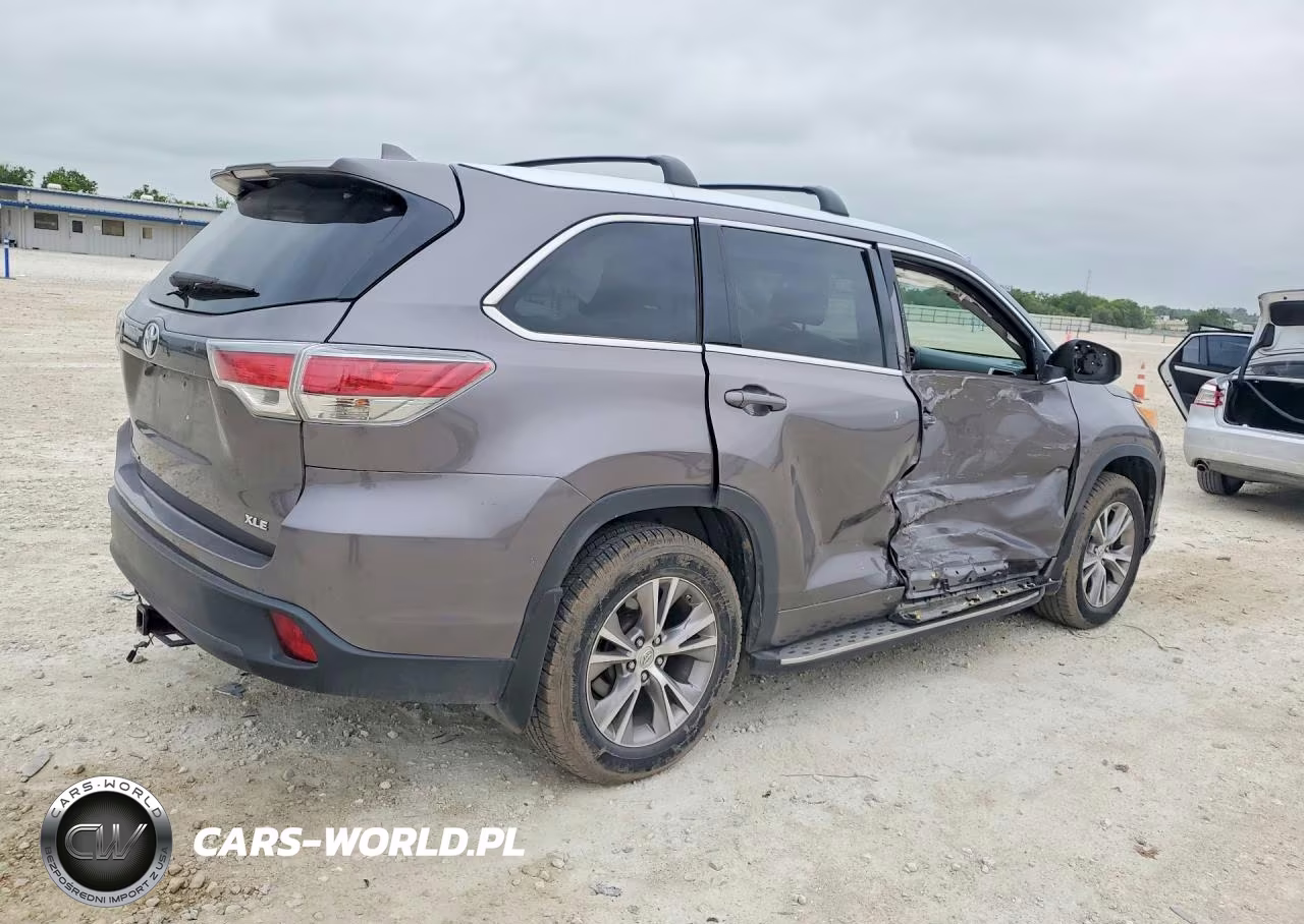 2015 Toyota Highlander Xle VIN:5TDKKRFH7FS112062 - 3