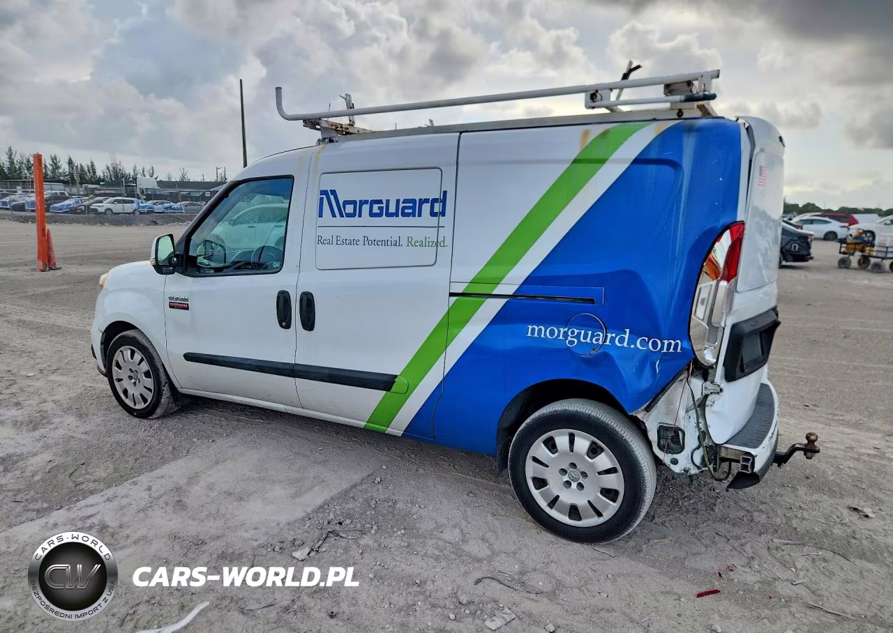 2015 Ram Promaster City Slt Delivery Van VIN:ZFBERFBT7F6962312 - 2