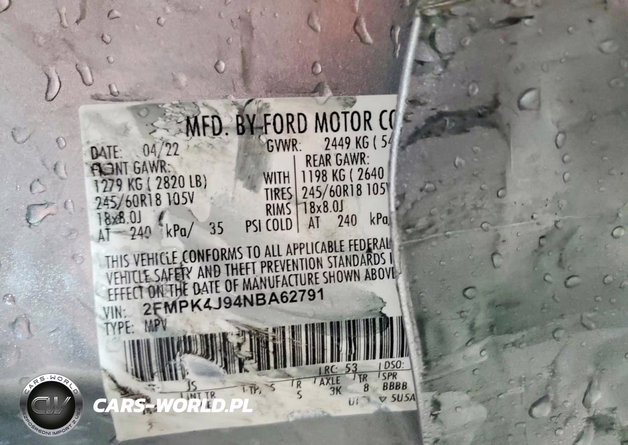 2022 Ford Edge Sel VIN:2FMPK4J94NBA62791 - 14