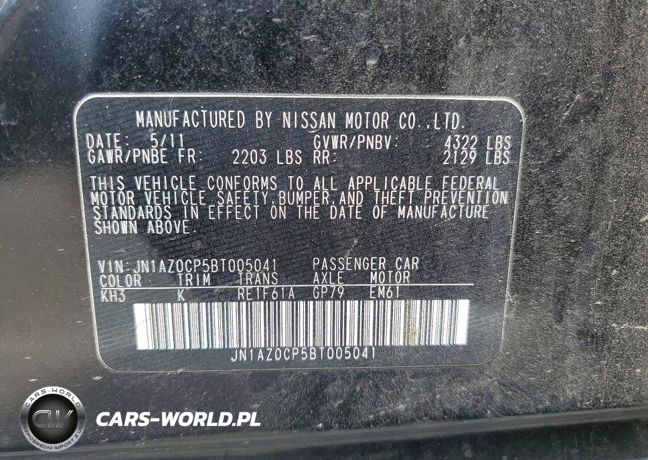 2011 Nissan Leaf Sv VIN:JN1AZ0CP5BT005041 - 12