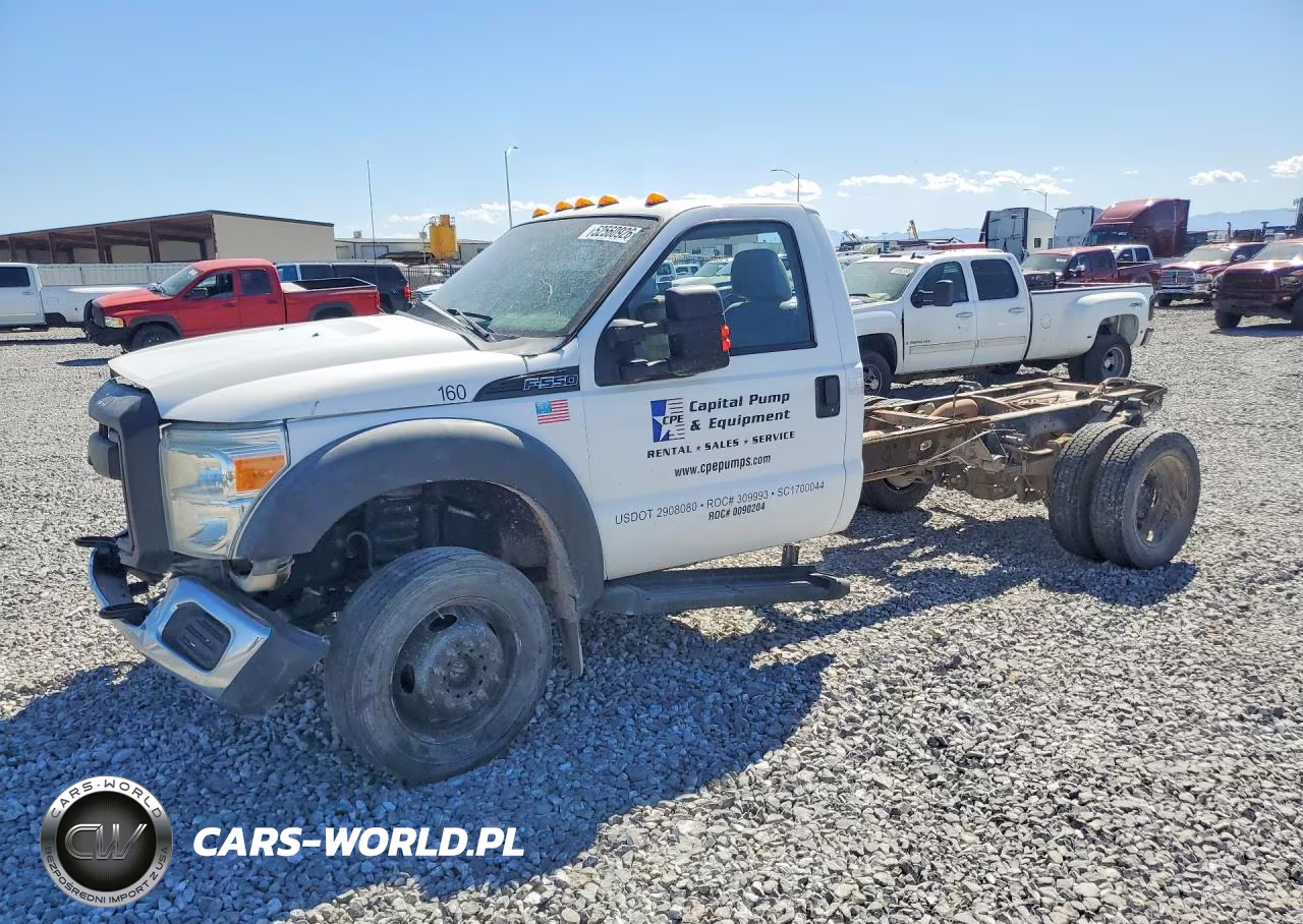 2014 Ford F550 Super Duty Truck Cab And Chassis