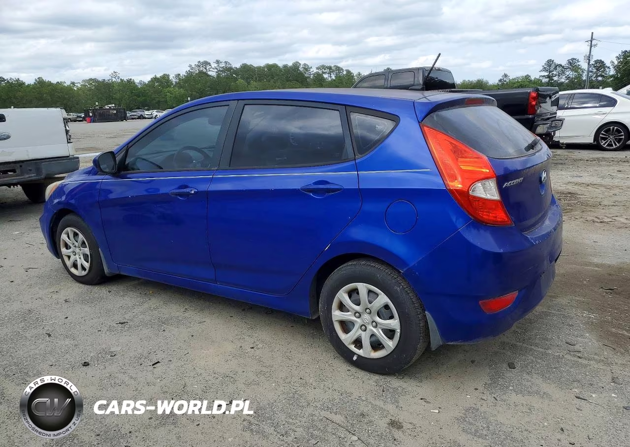 2012 Hyundai Accent Gs VIN:KMHCT5AE5CU040966 - 2