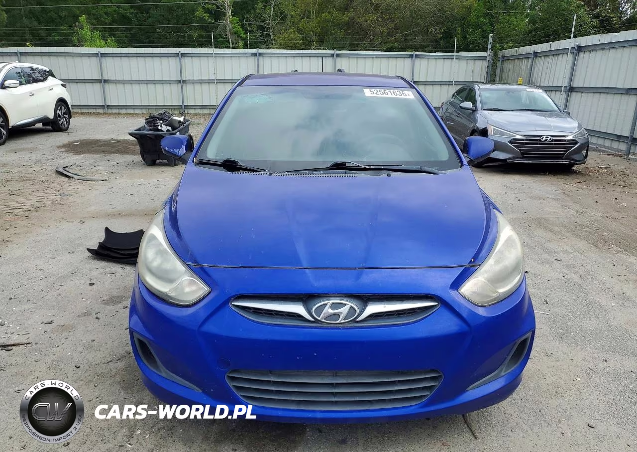 2012 Hyundai Accent Gs VIN:KMHCT5AE5CU040966 - 5