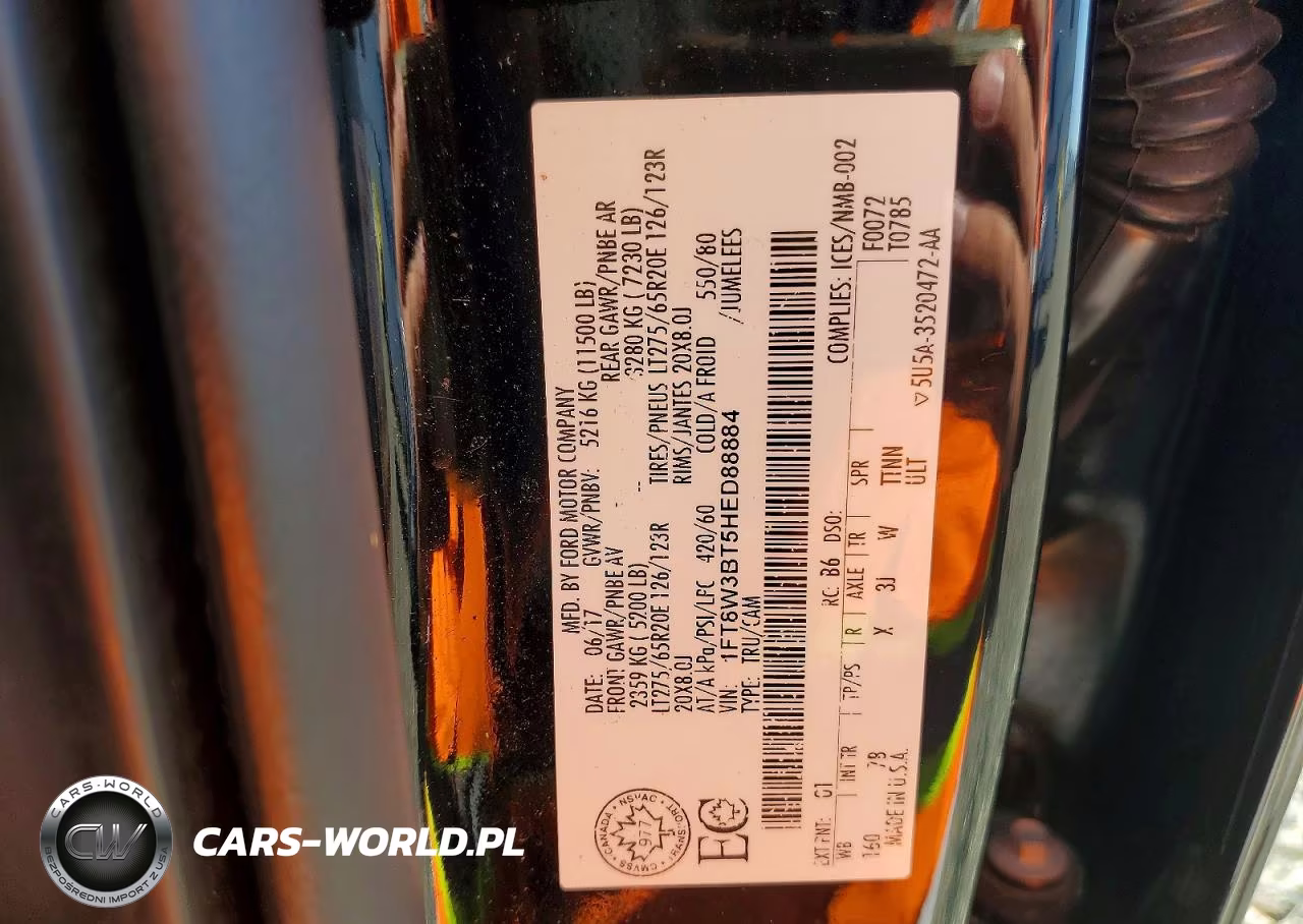 2017 Ford F350 Super Duty VIN:1FT8W3BT5HED88884 - 13