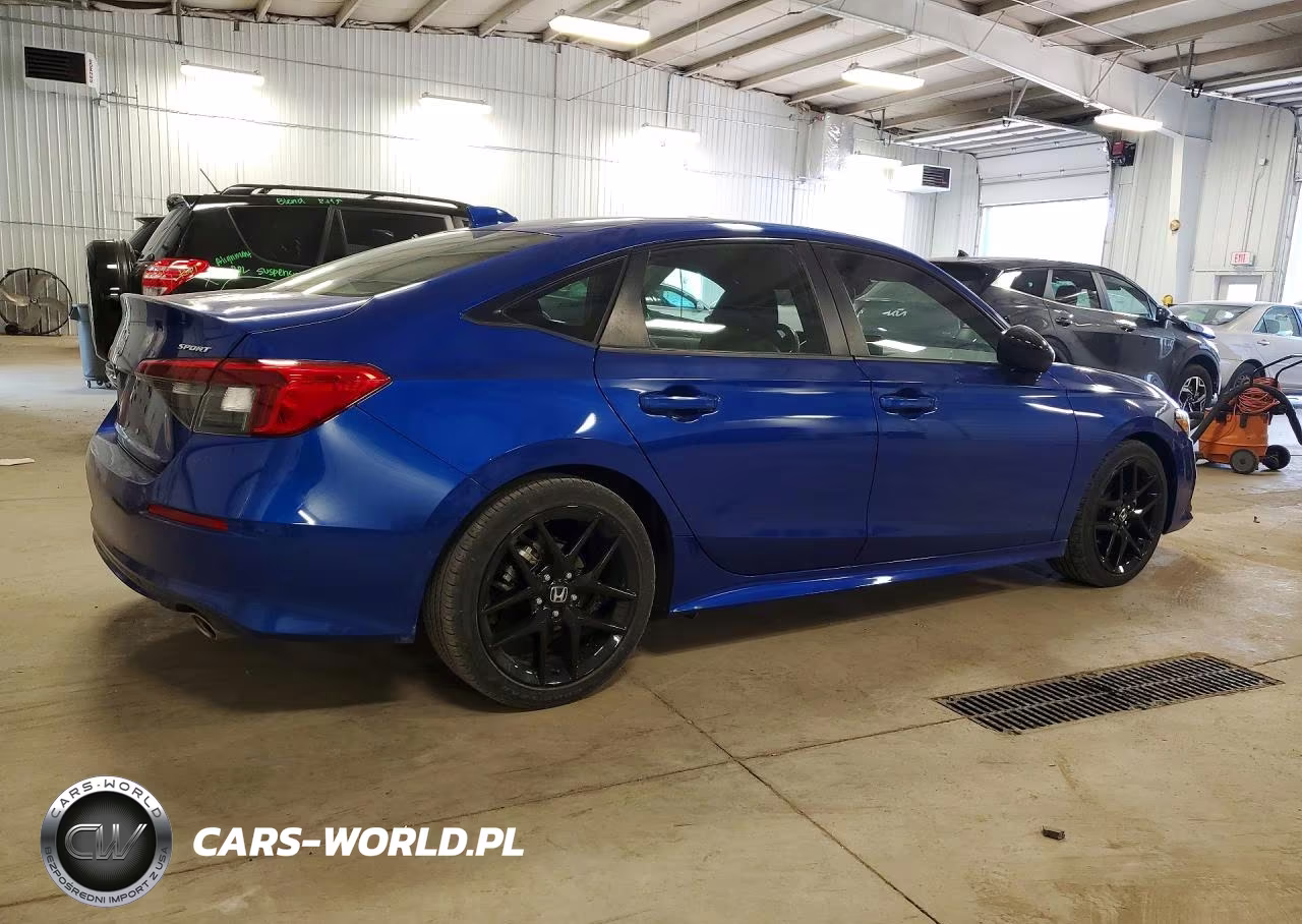 2022 Honda Civic Sport VIN:2HGFE2F50NH543315 - 3