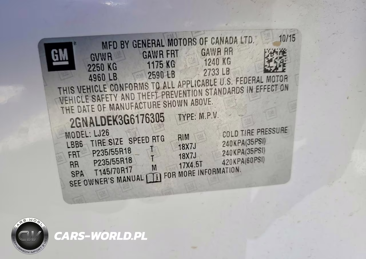 2016 Chevrolet Equinox Ltz VIN:2GNALDEK3G6176305 - 14