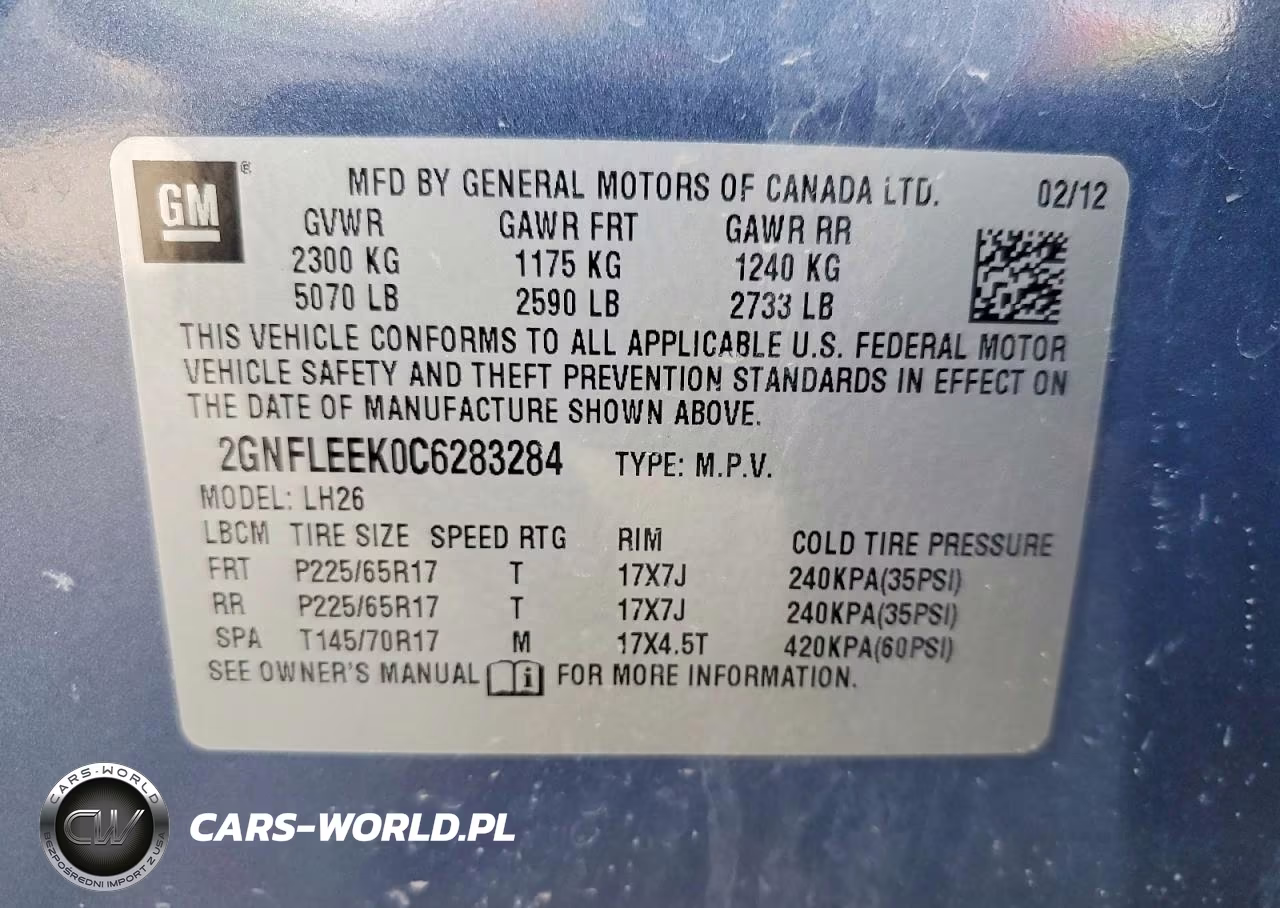 2012 Chevrolet Equinox Lt VIN:2GNFLEEK0C6283284 - 13