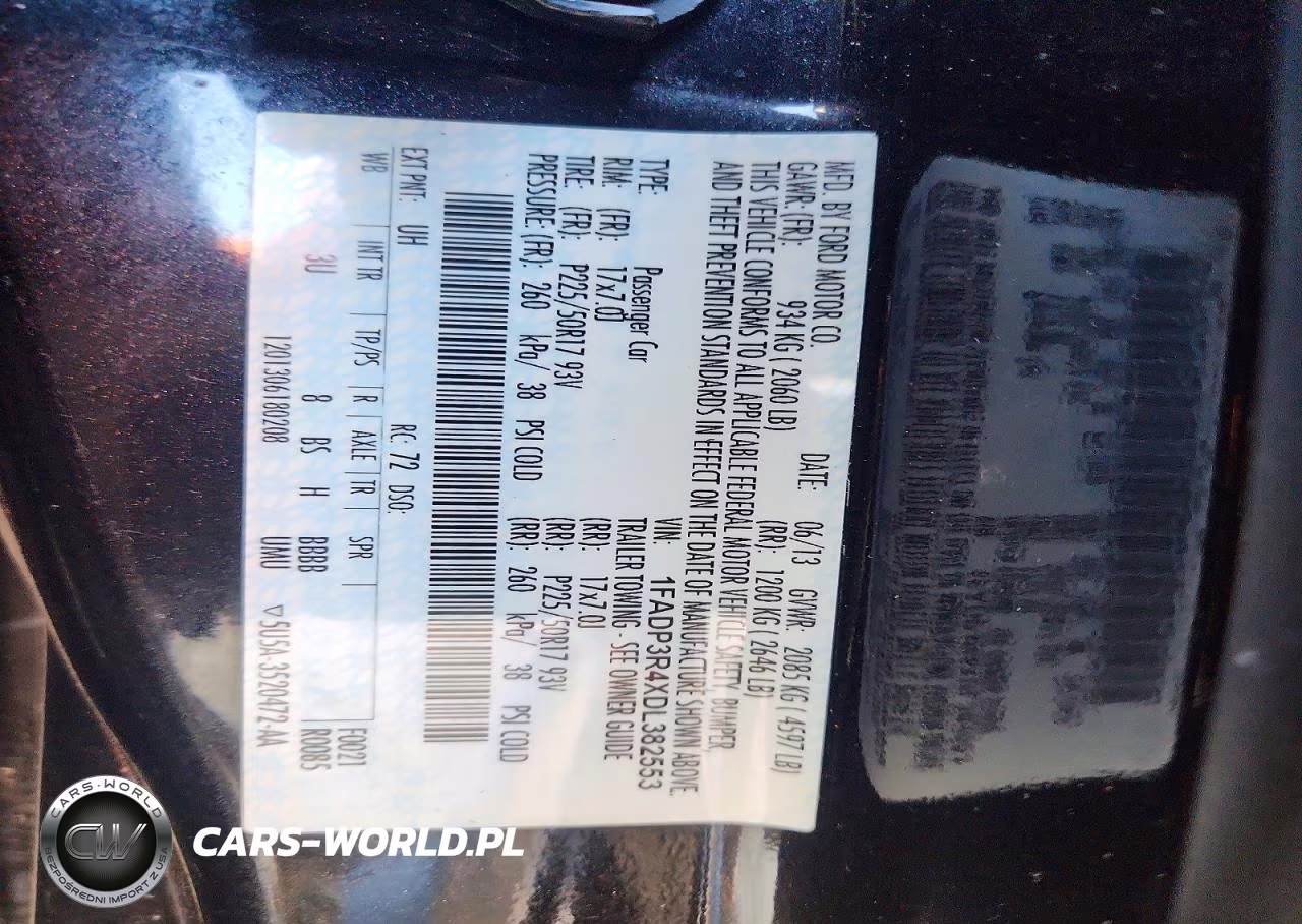 2013 Ford Focus Bev VIN:1FADP3R4XDL382553 - 12