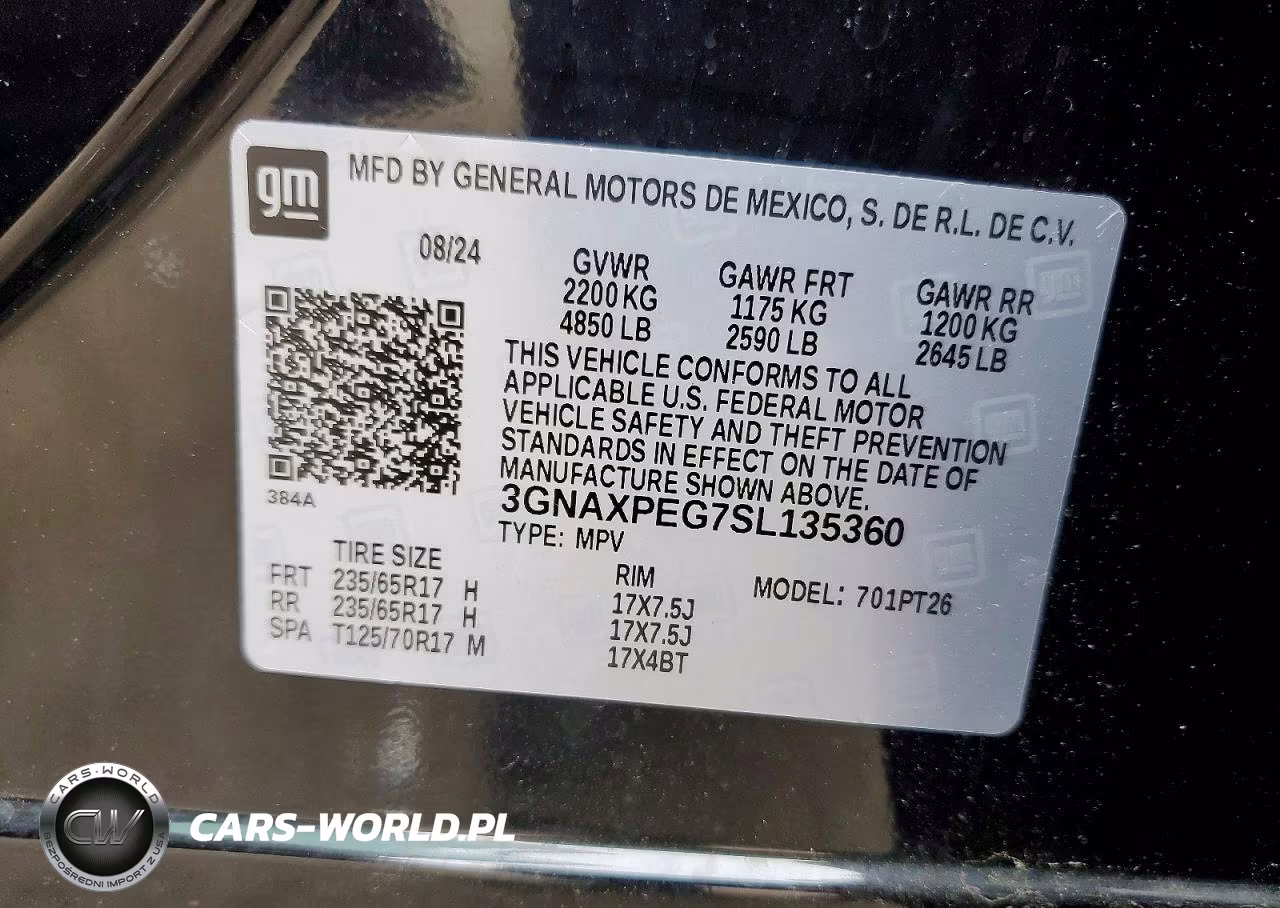 2025 Chevrolet Equinox Lt VIN:3GNAXPEG7SL135360 - 13