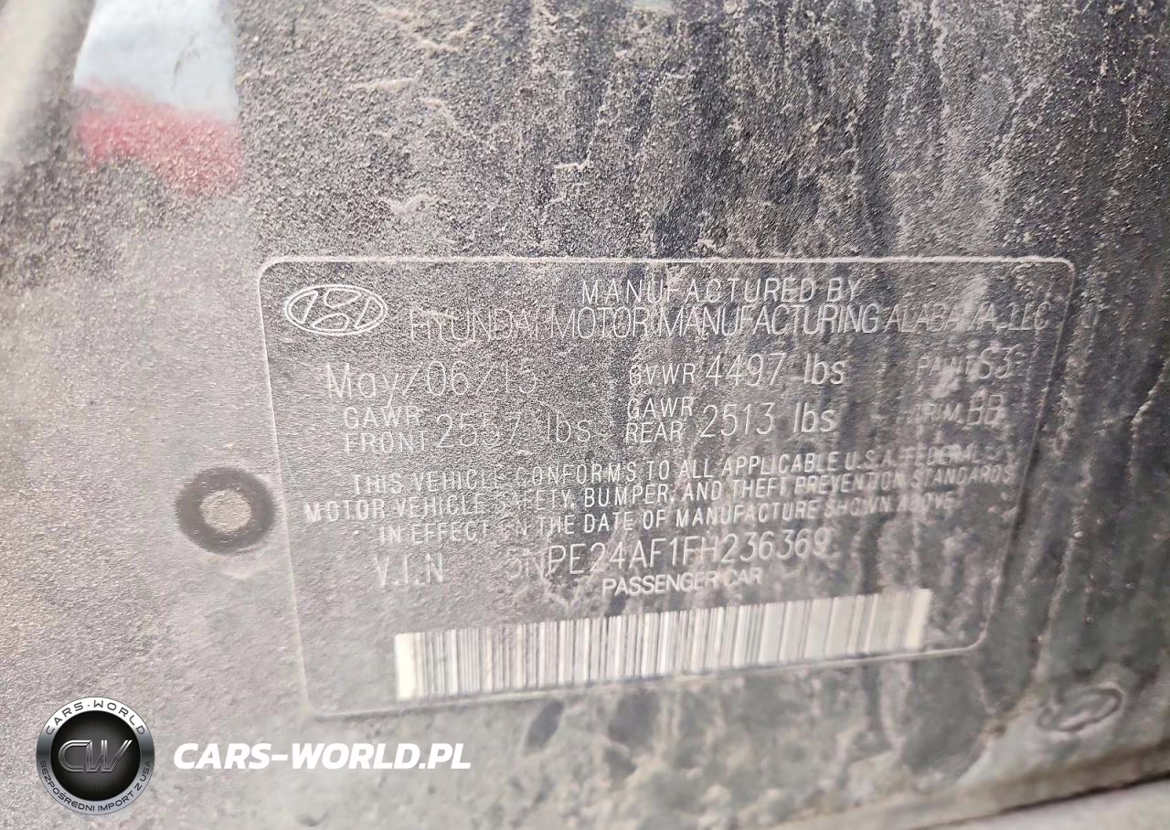 2015 Hyundai Sonata Se VIN:5NPE24AF1FH236369 - 12