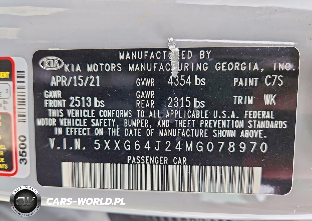 2021 Kia K5 Gt Line VIN:5XXG64J24MG078970 - 13