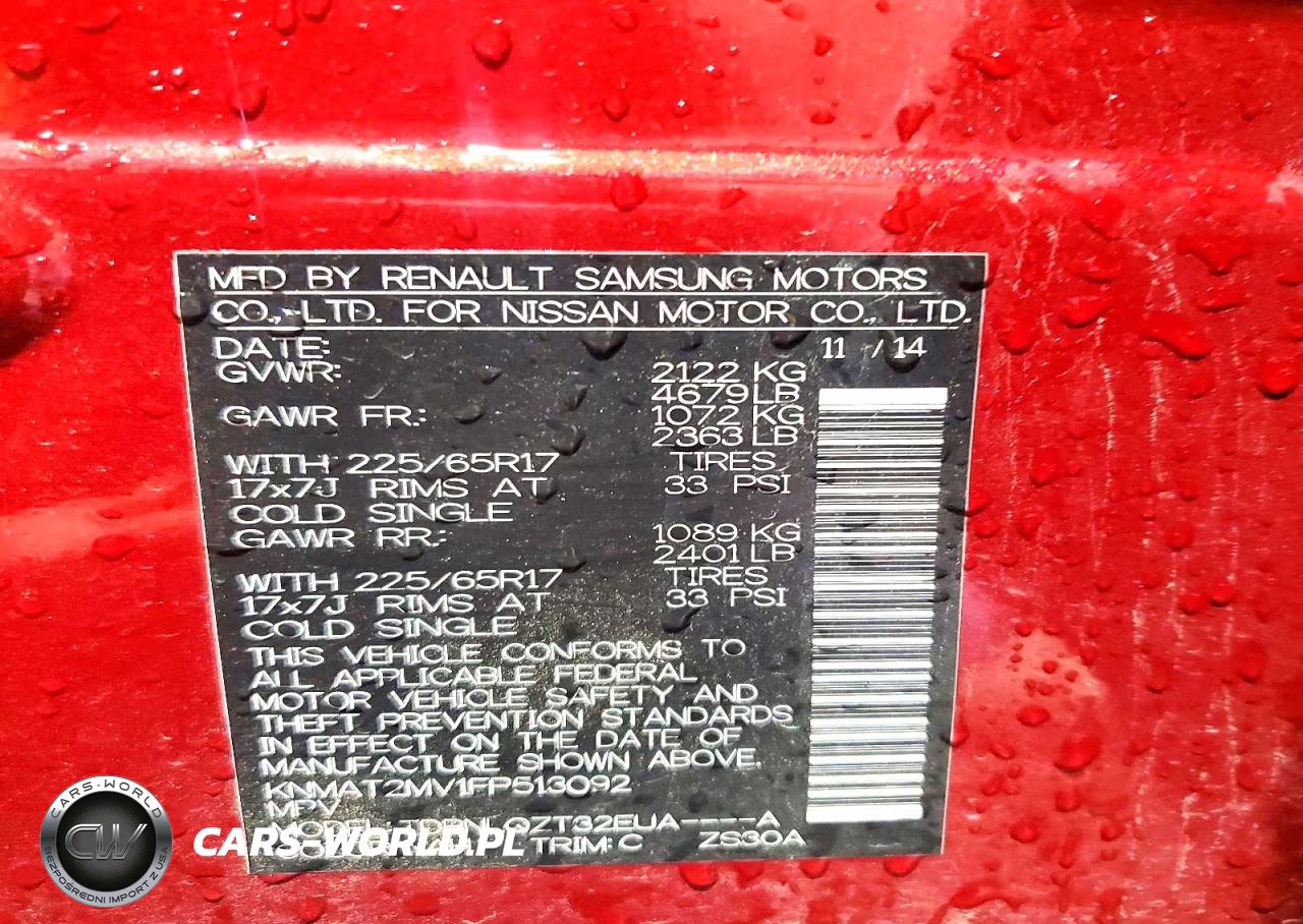 2015 Nissan Rogue Sv VIN:KNMAT2MV1FP513092 - 13