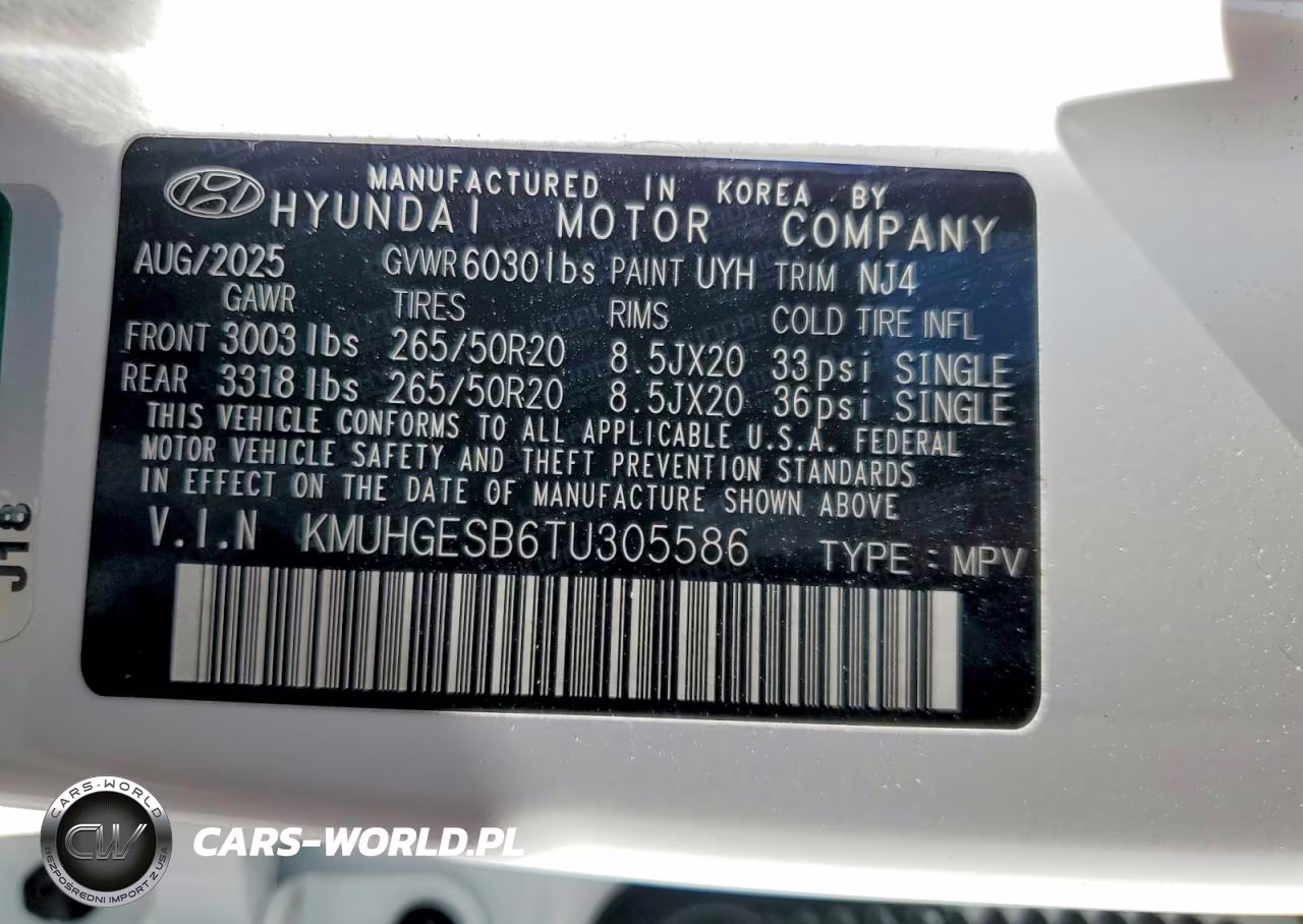2026 Genesis Gv80 Select VIN:KMUHGESB6TU305586 - 14