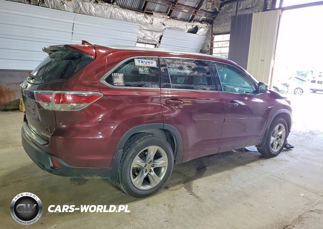 2015 Toyota Highlander Limited VIN:5TDDKRFHXFS153326 - 3