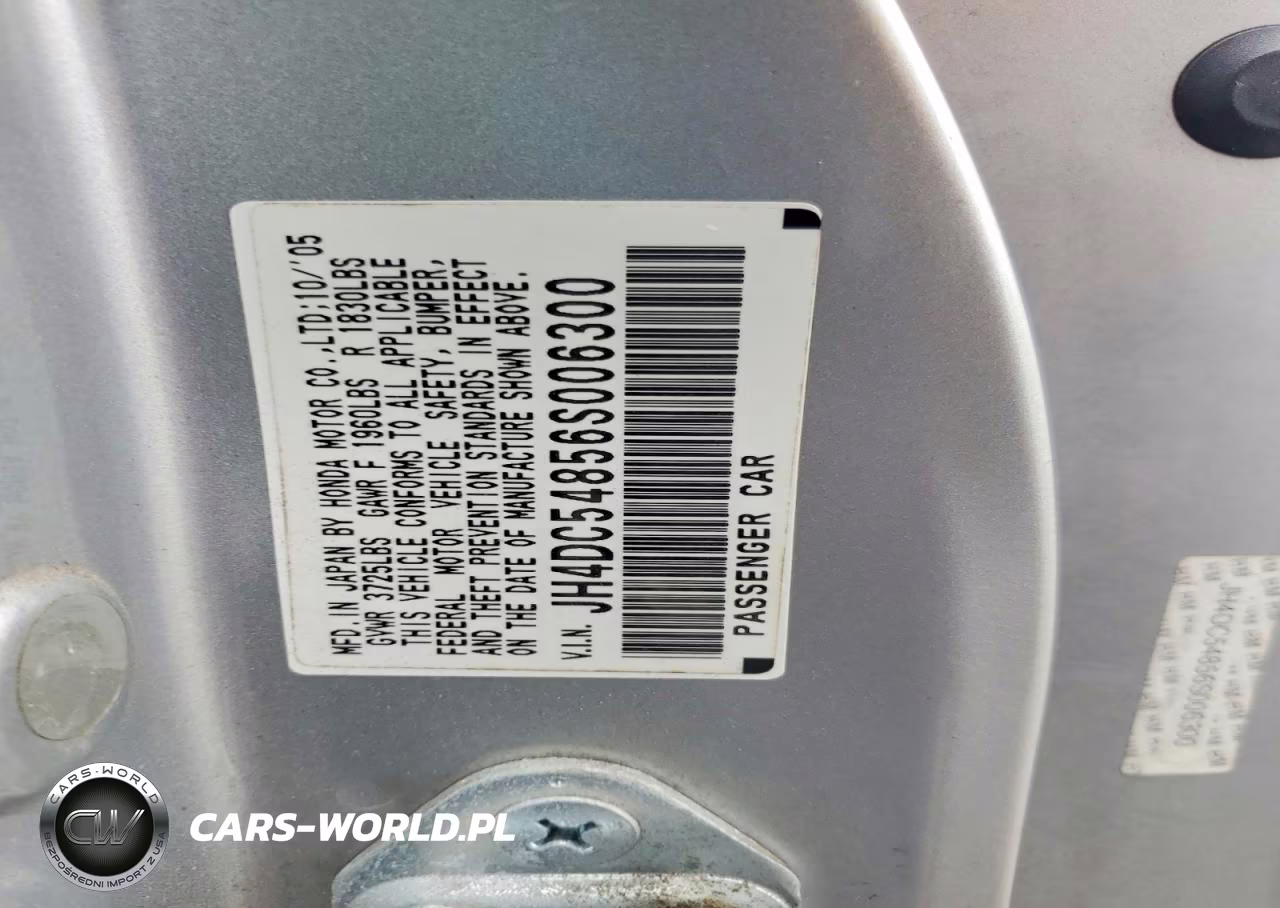 2006 Acura Rsx VIN:JH4DC54856S006300 - 13
