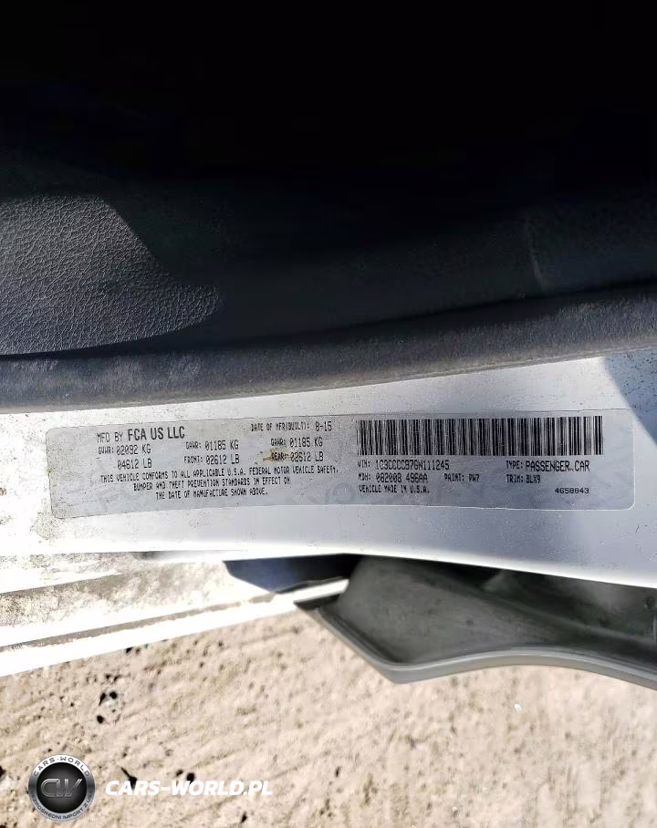 2016 Chrysler 200 C VIN:1C3CCCCB7GN111245 - 12