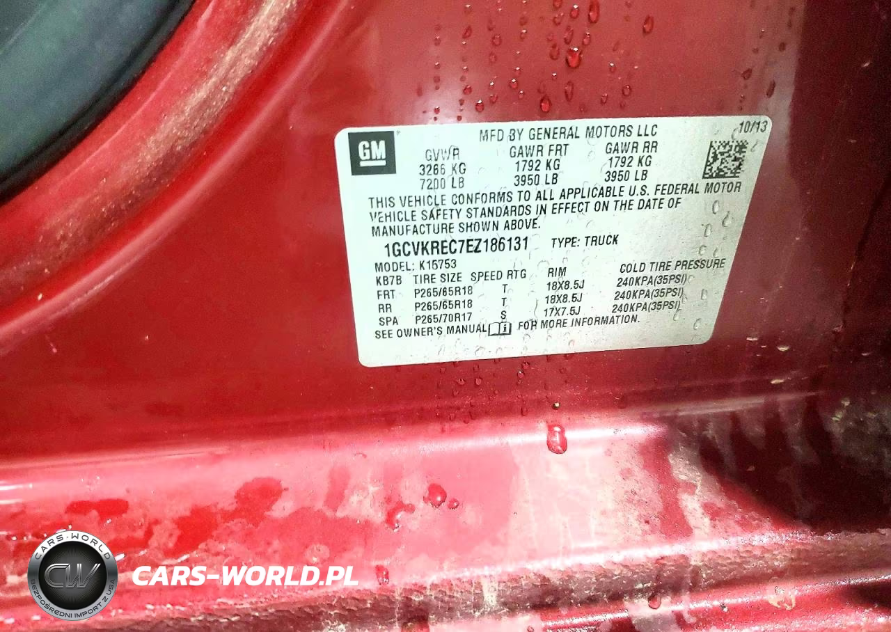 2014 Chevrolet Silverado K1500 Lt VIN:1GCVKREC7EZ186131 - 12