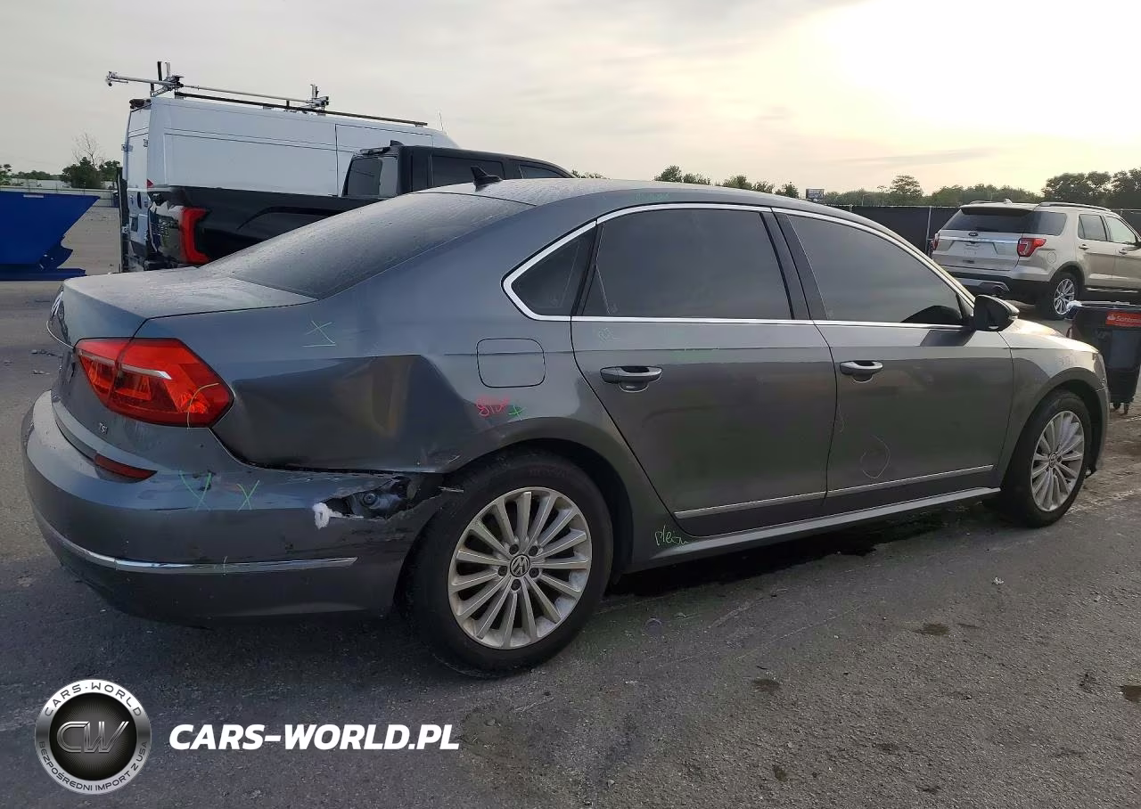 2016 Volkswagen Passat Se VIN:1VWBT7A35GC013169 - 3
