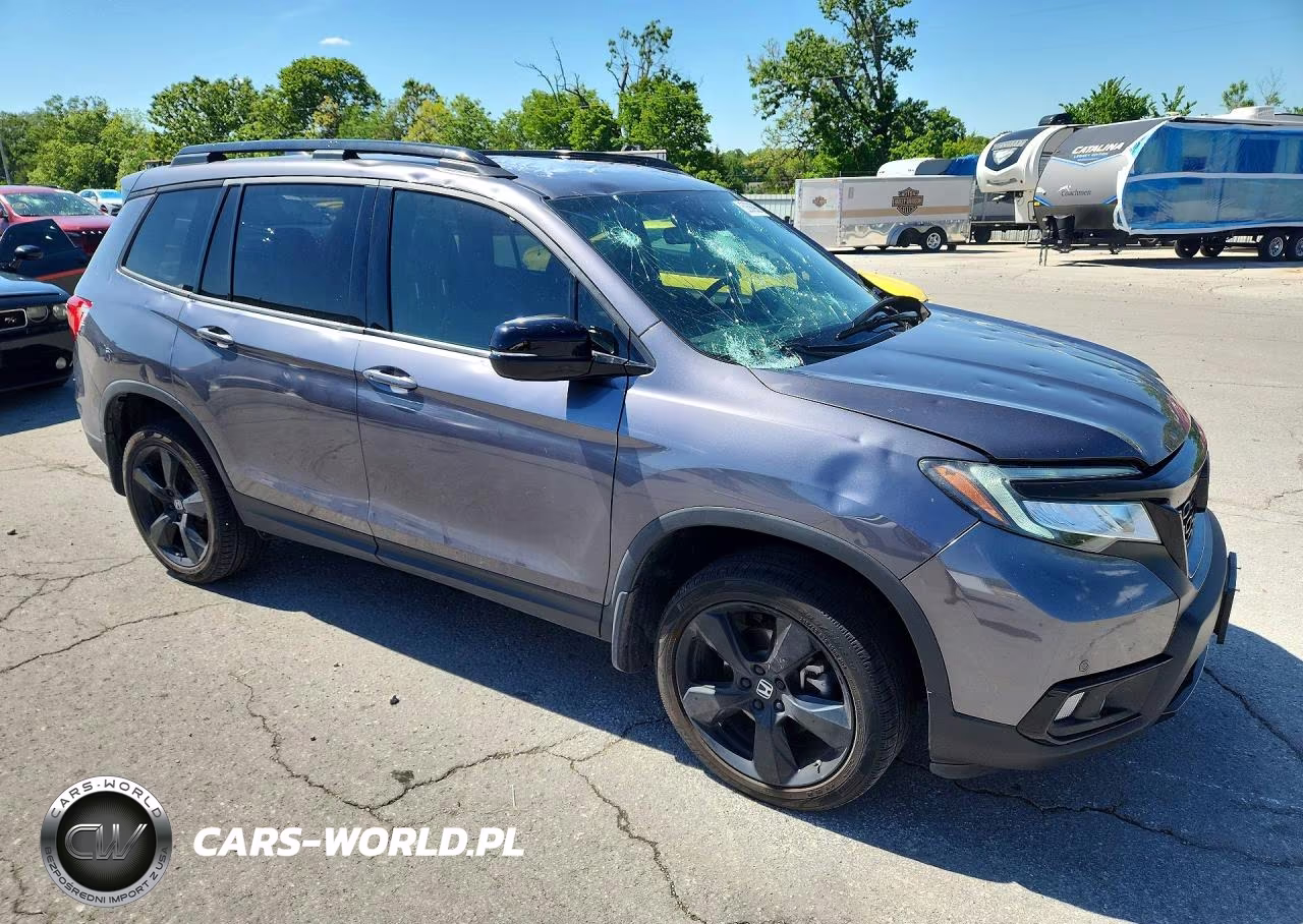 2021 Honda Passport Elite VIN:5FNYF8H02MB022576 - 4