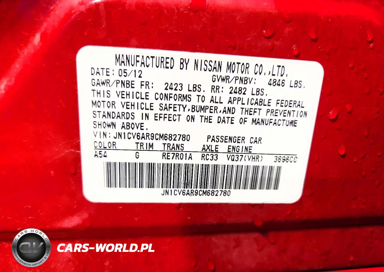 2012 Infiniti G37 Sedan X VIN:JN1CV6AR9CM682780 - 12