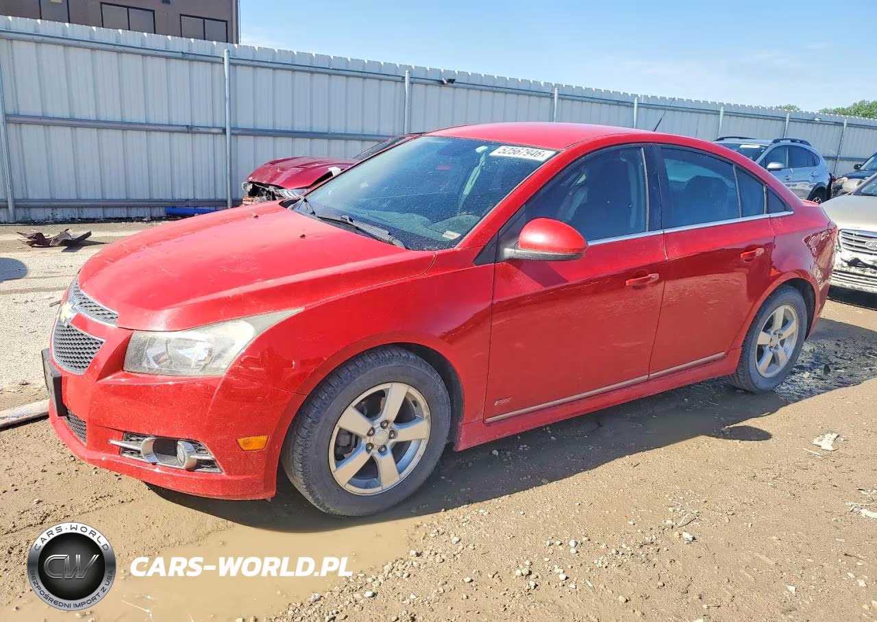 2013 Chevrolet Cruze Lt VIN:1G1PC5SB9D7212466 - 1