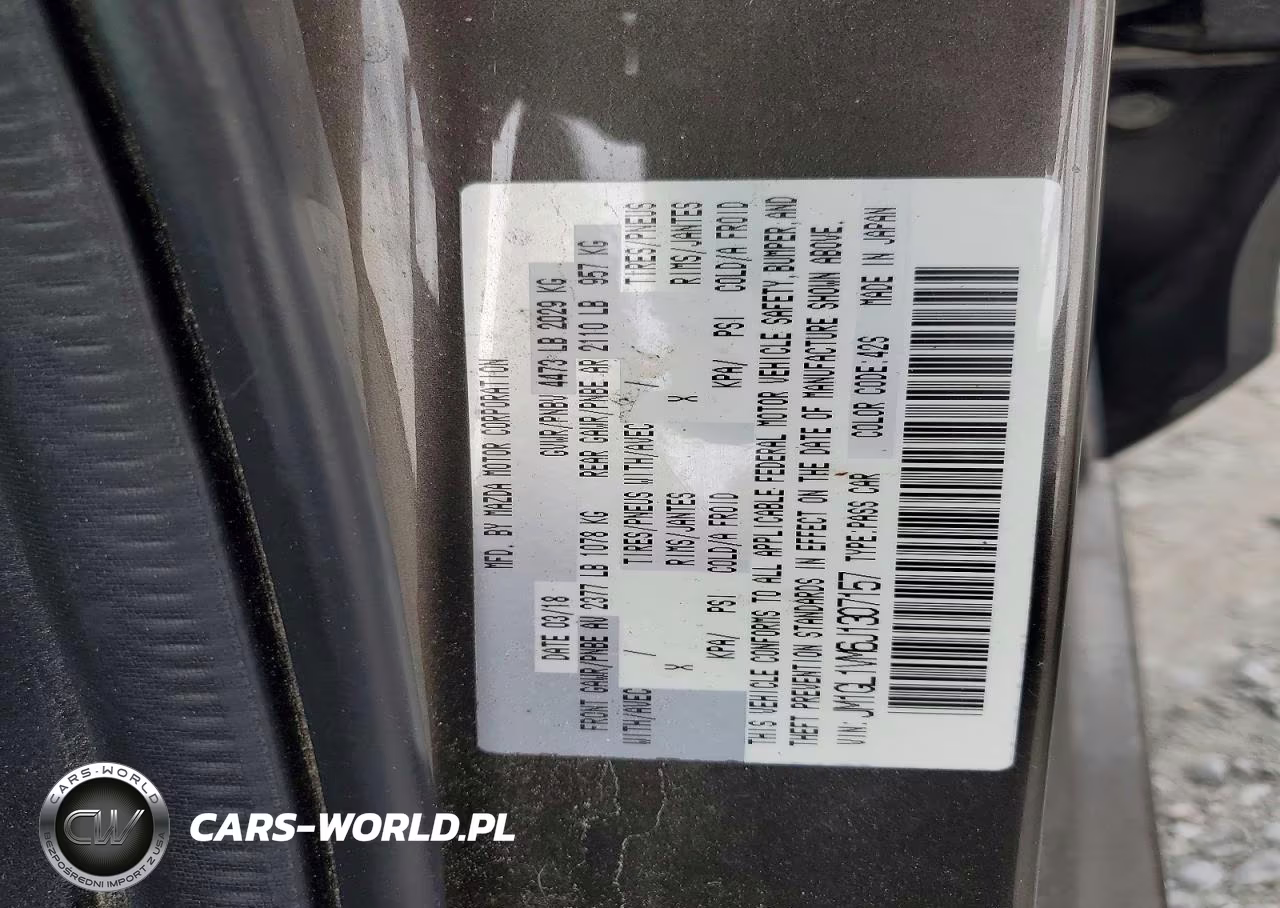 2018 Mazda 6 Touring VIN:JM1GL1VM6J1307157 - 12